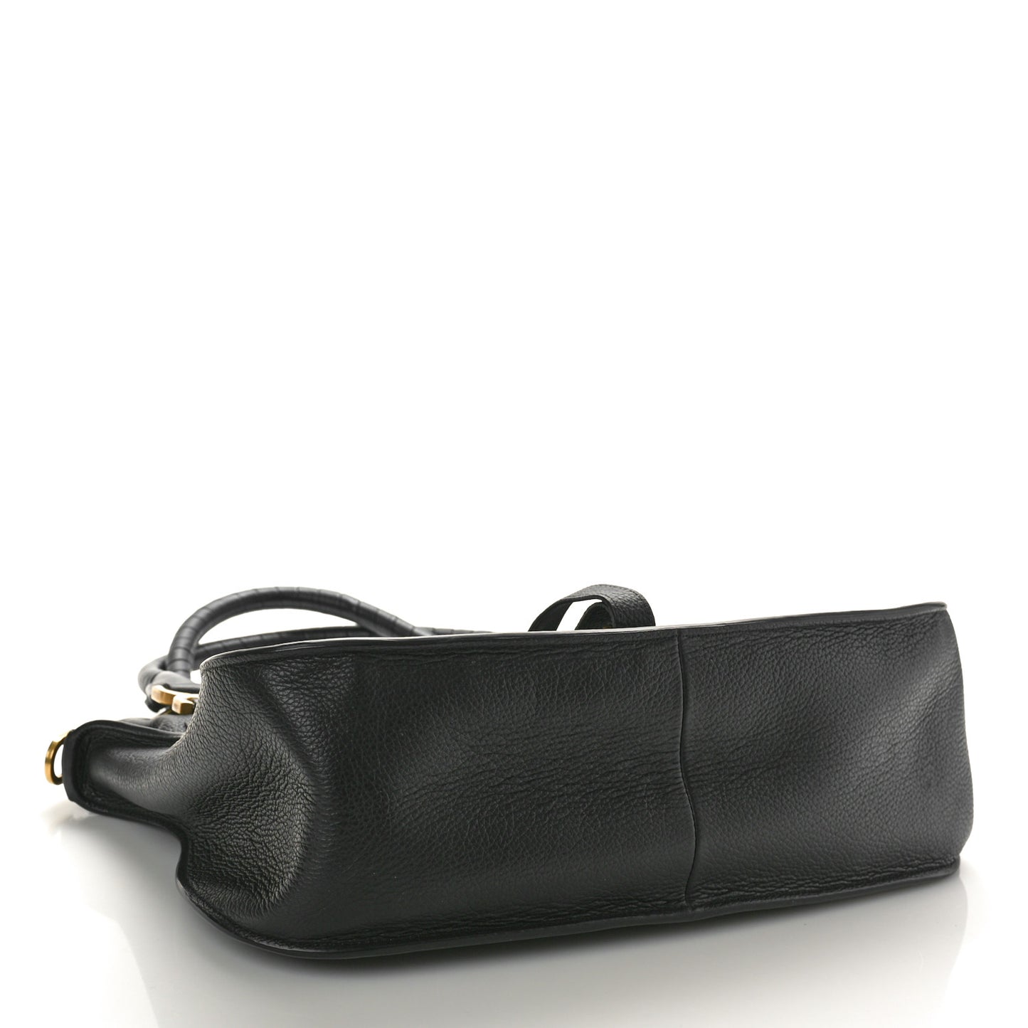 Calfskin Medium Marcie Satchel Black