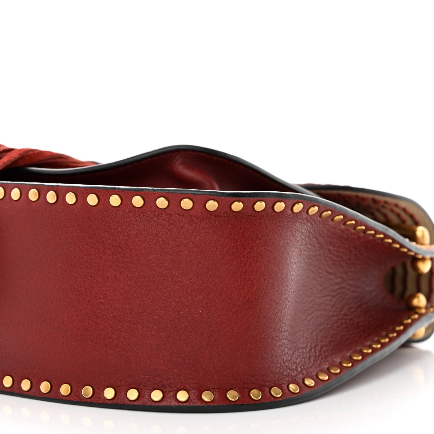 Calfskin Braided Small Hudson Shoulder Bag Sienna Red