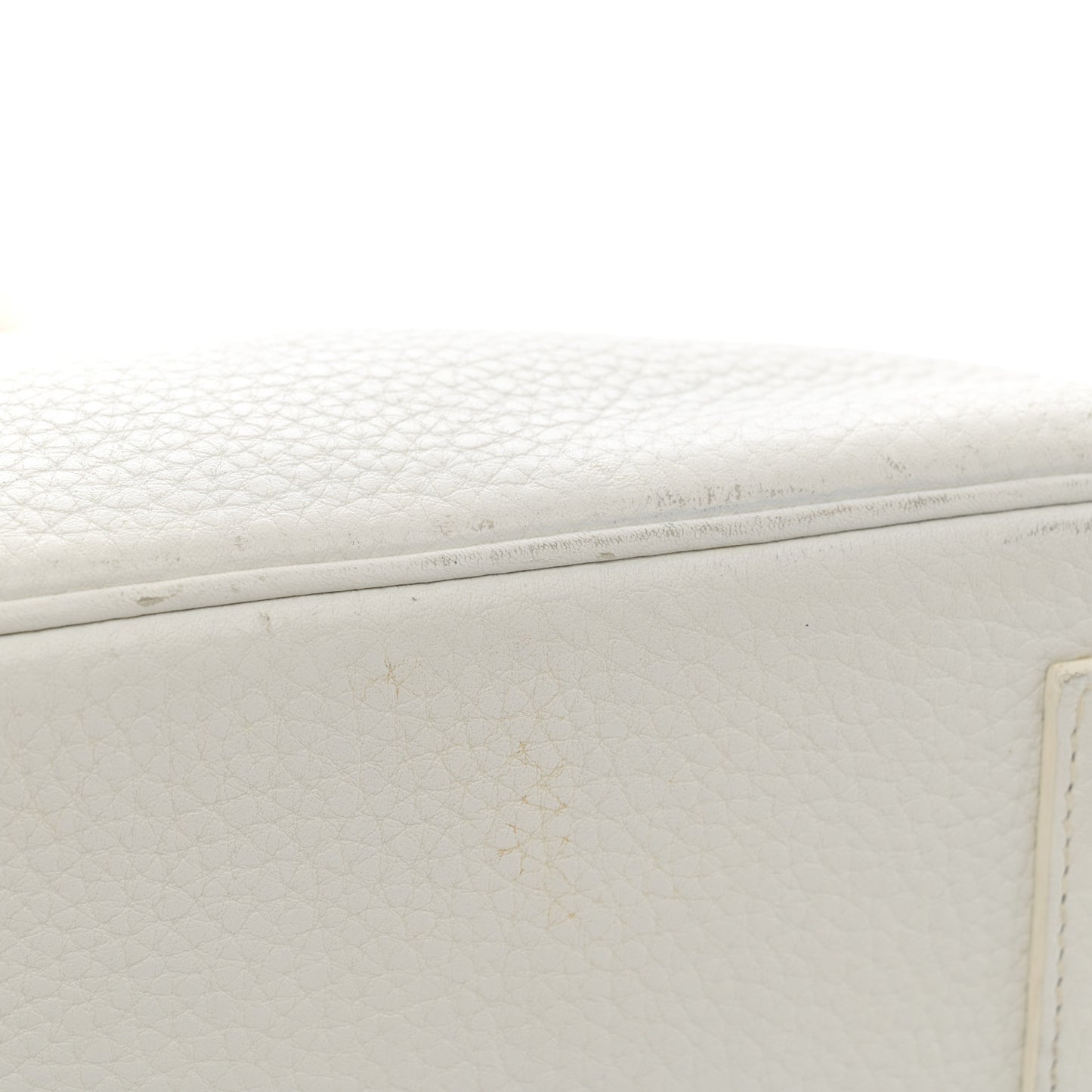 Taurillon Clemence JPG Birkin 42 White