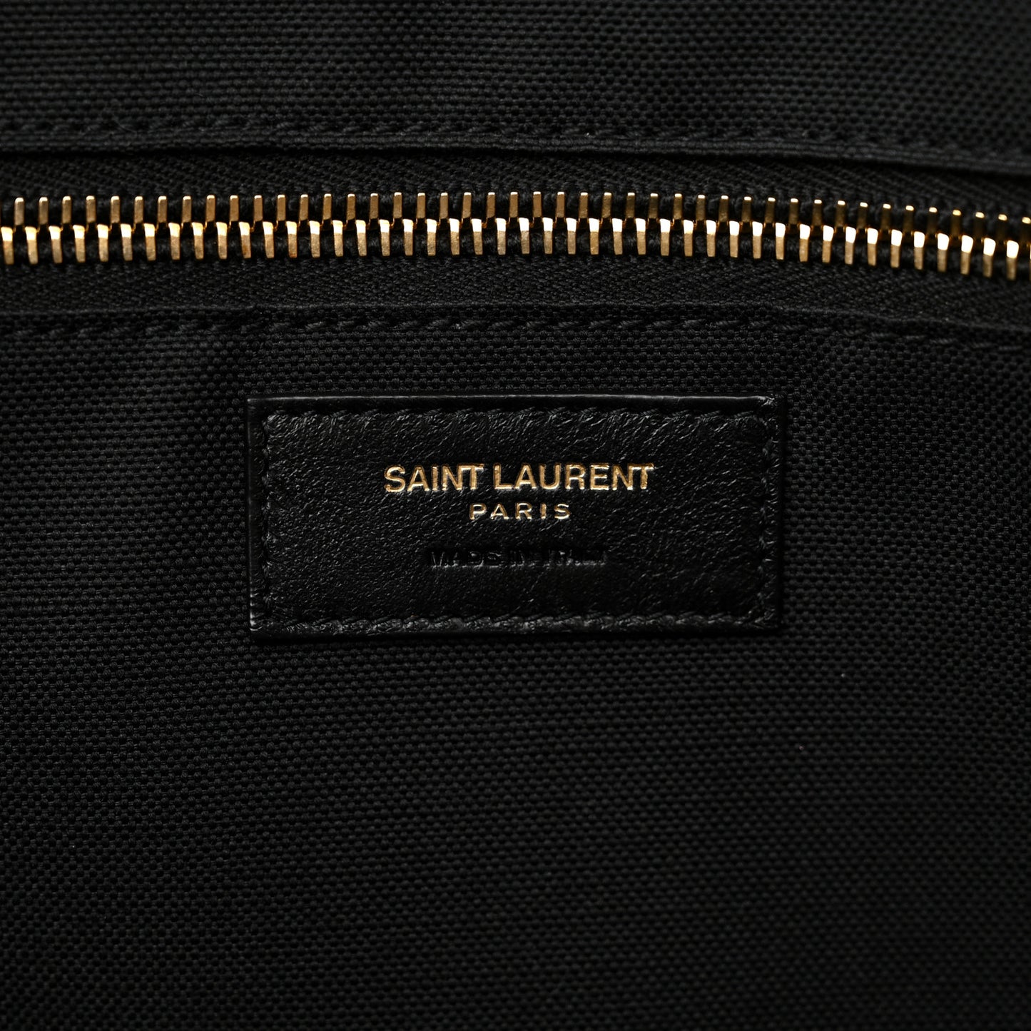 Embroidered Cotton Linen Rive Gauche Noe Tote Natural Black