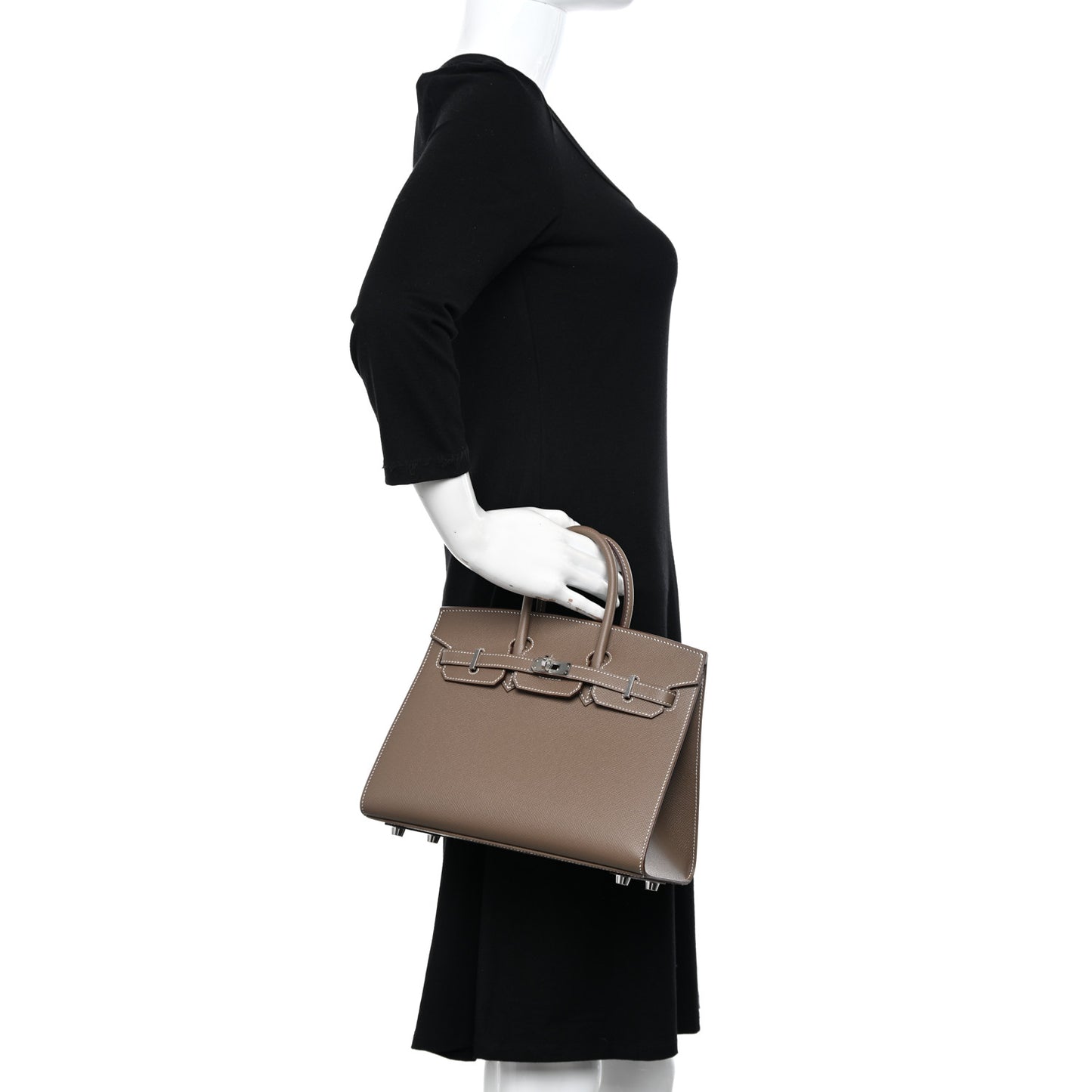 Epsom Birkin Sellier 25 Etoupe