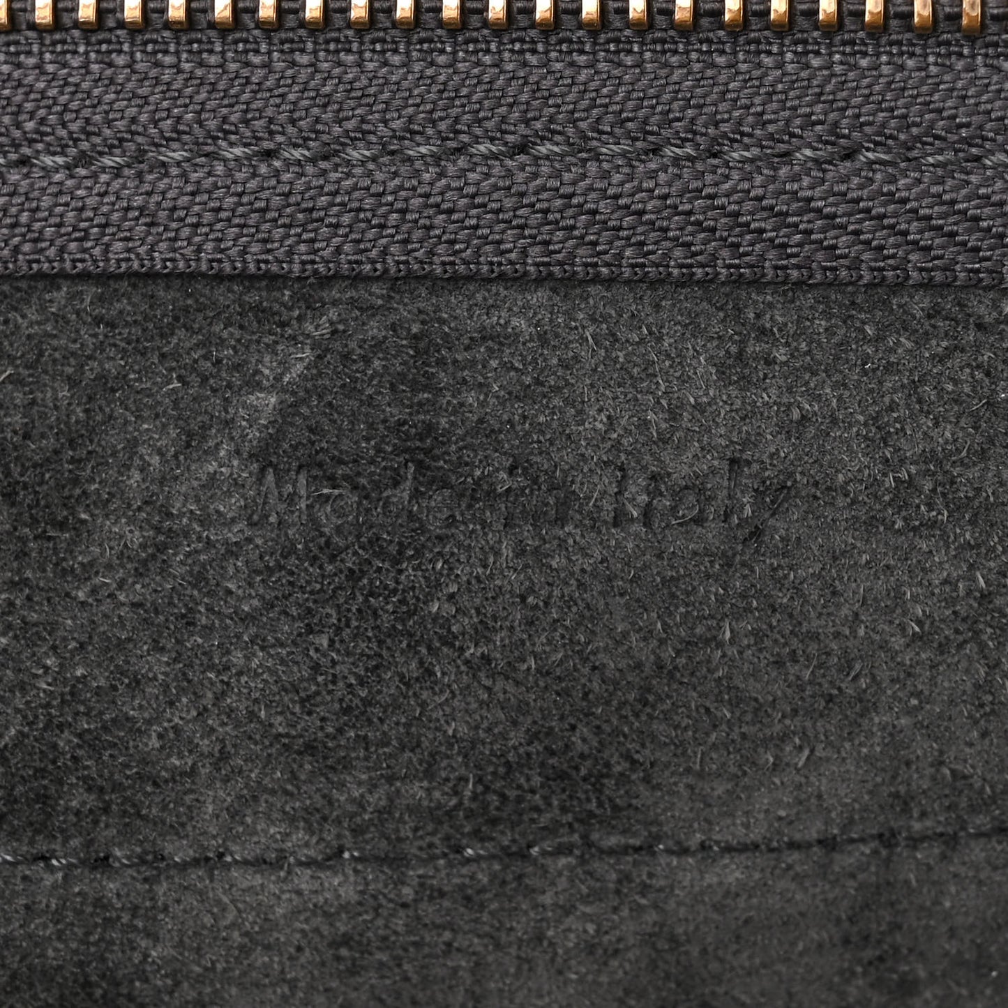 Grained Calfskin Micro Belt Bag Grey