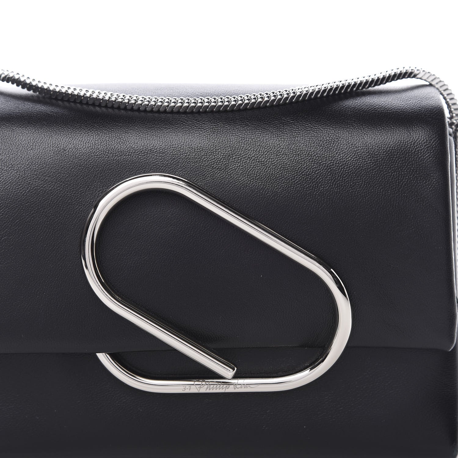 3.1 Phillip Lim 3.1 Calfskin Alix Soft Flap Clutch Black 8 of 11