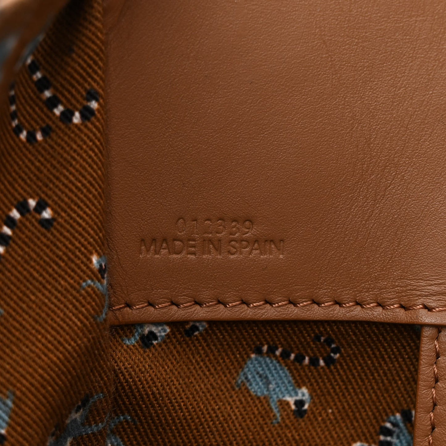 X SUNA FUJITA Satin Calfskin Lemur Hammock Shoulder Bag Oak