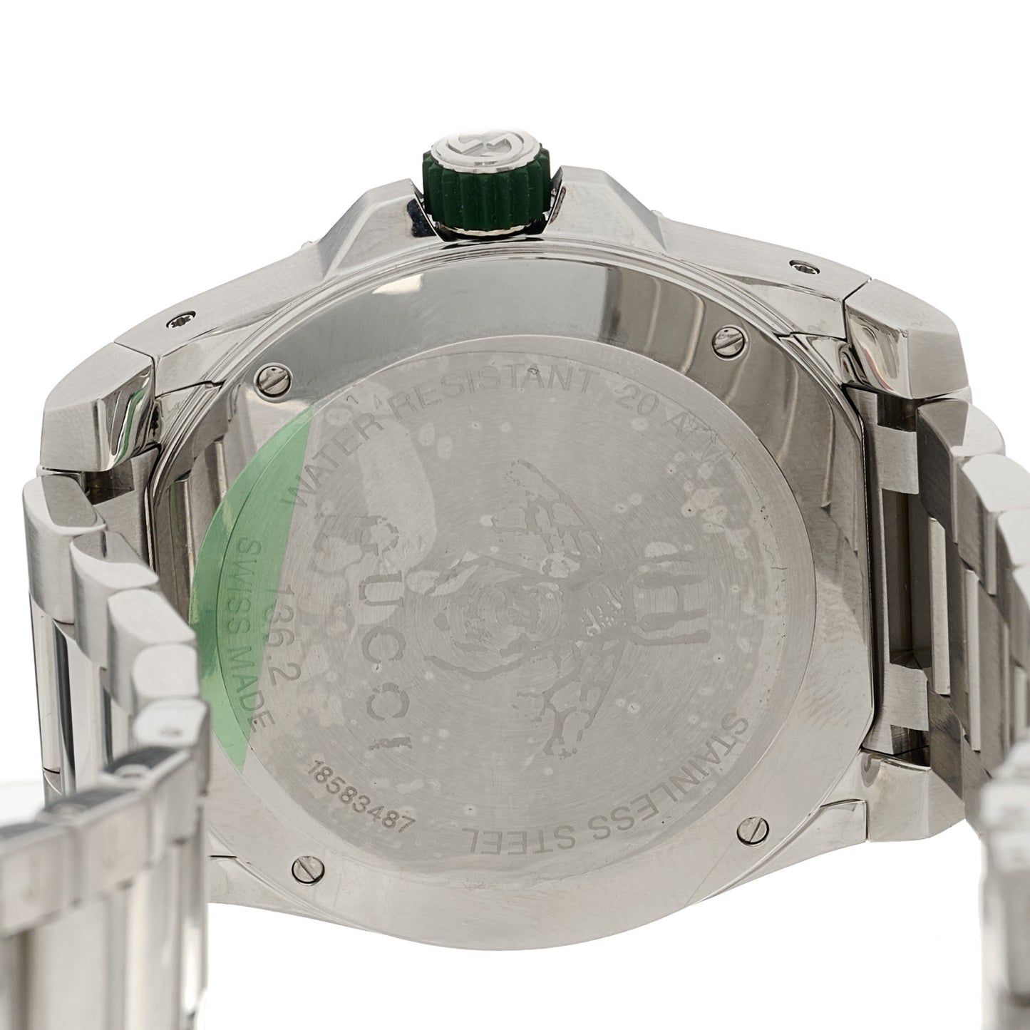 Stainless Steel 45mm Dive Quartz Watch Green