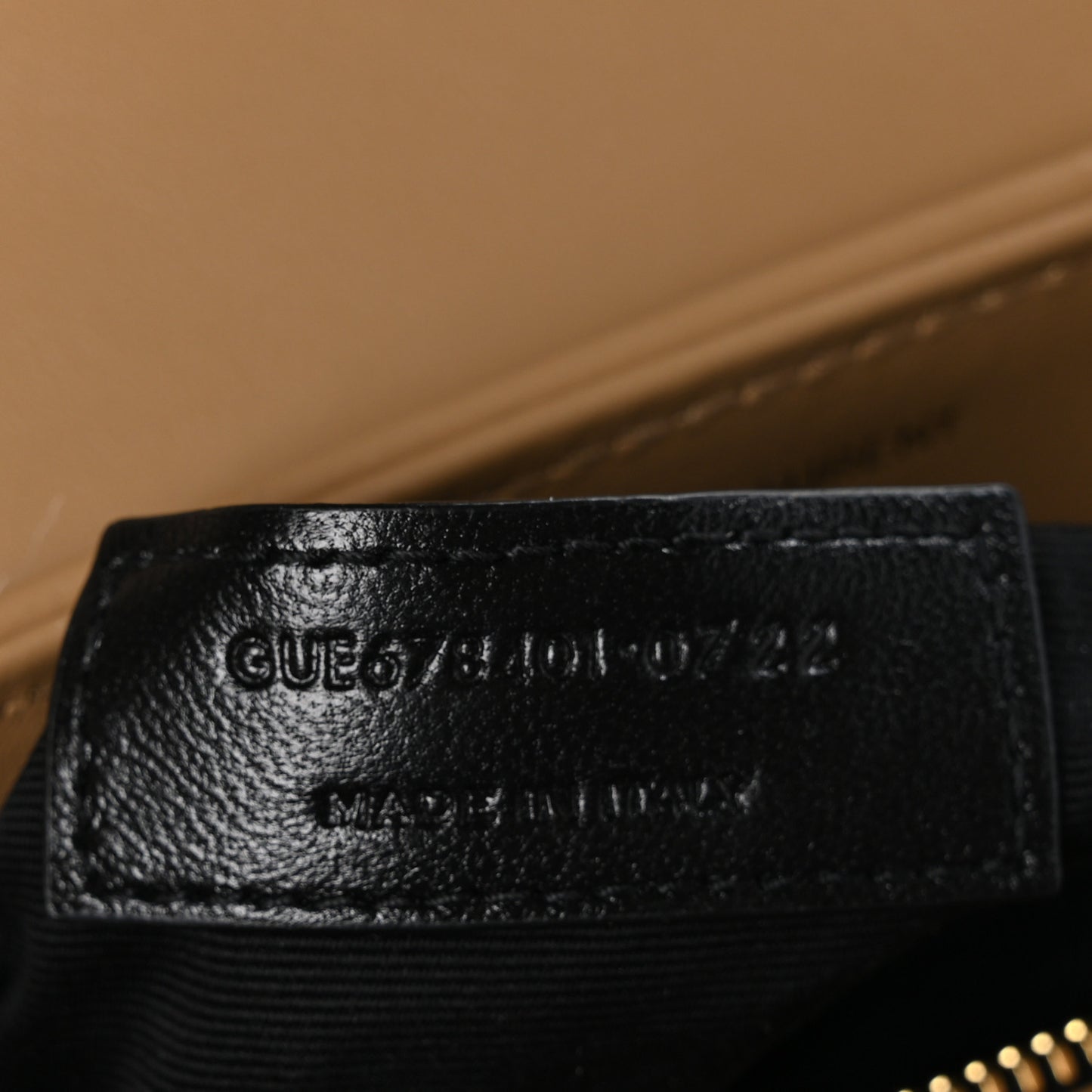 Calfskin Y Quilted Monogram Toy Loulou Crossbody Bag Latte