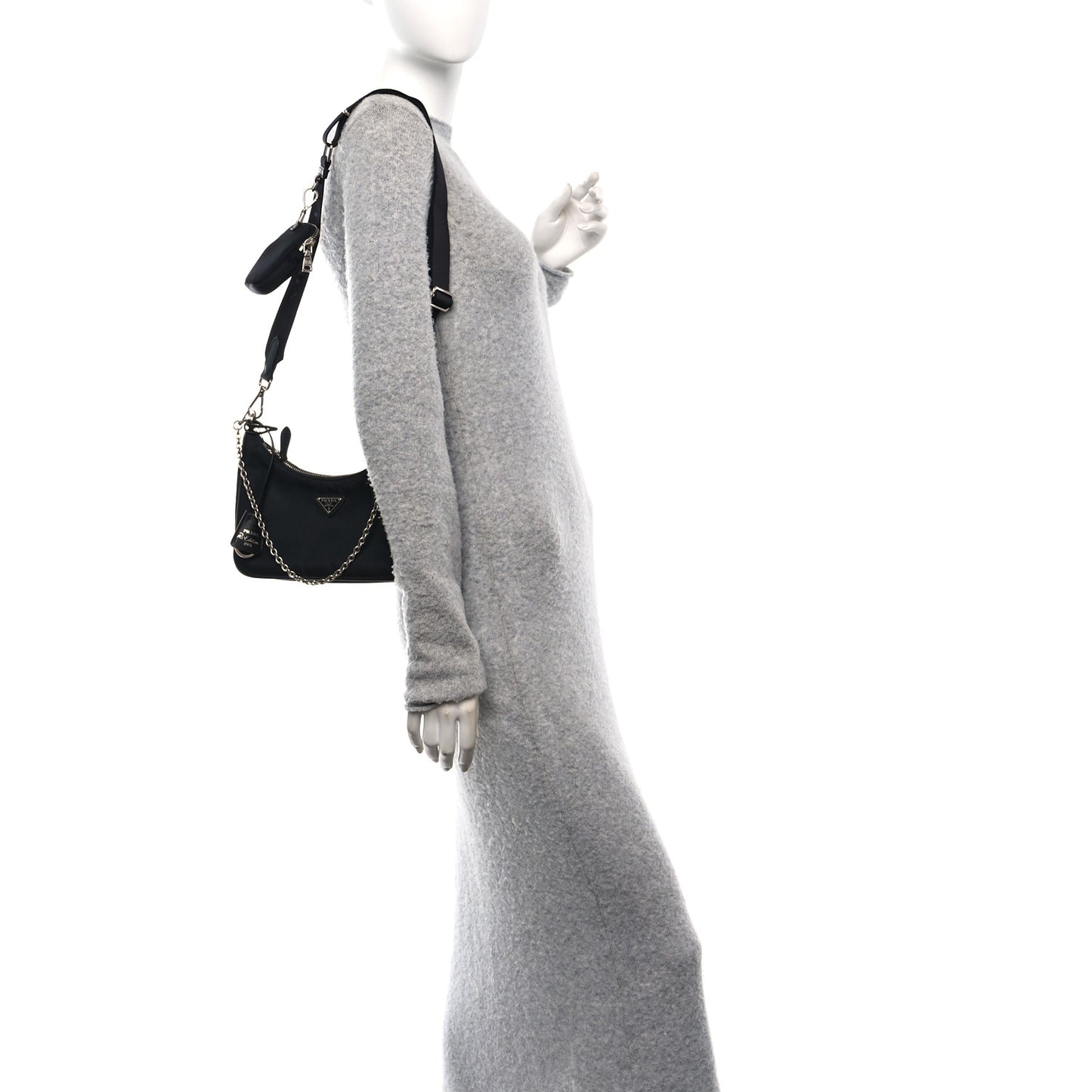 Nylon Re-Edition 2005 Shoulder Bag Black