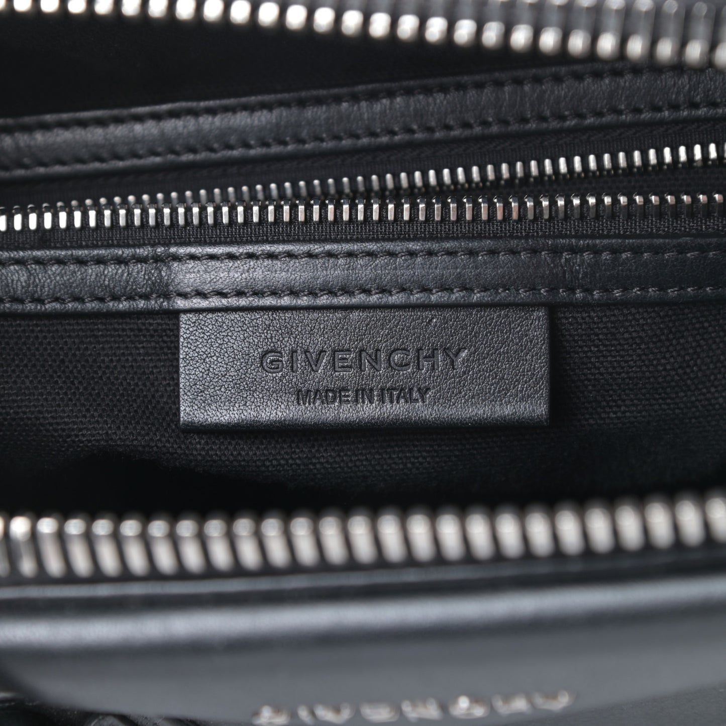 Smooth Calfskin Small Studded Antigona Black