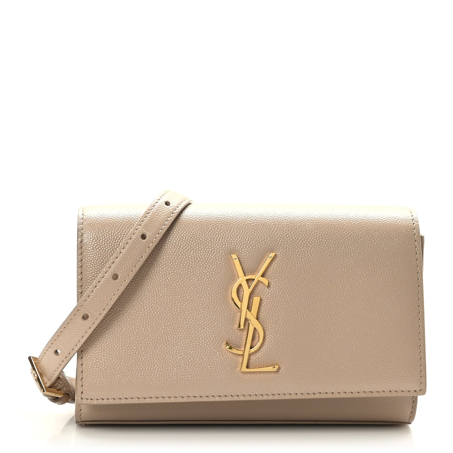 Grain De Poudre Monogram Kate Belt Bag Dark Beige