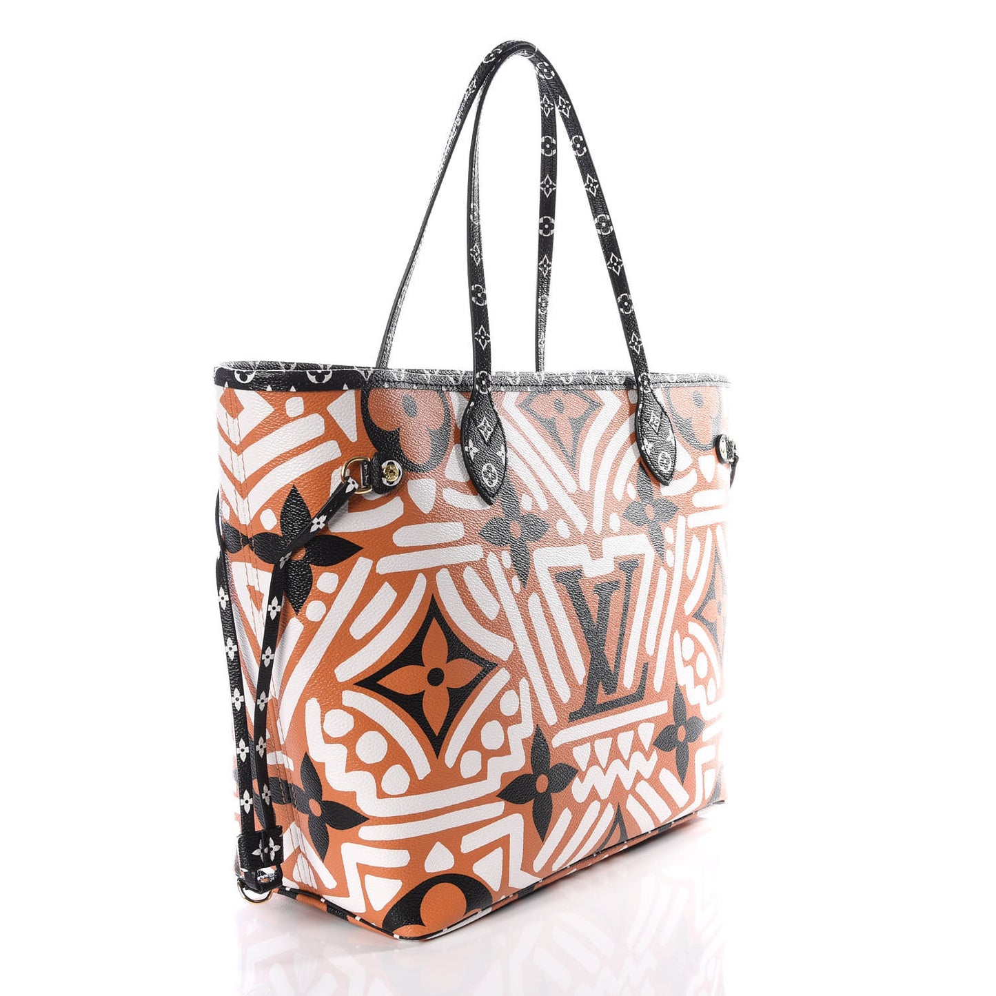 Monogram Giant Crafty Neverfull MM Creme Caramel