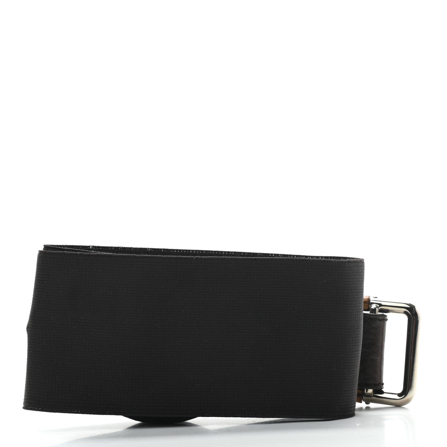 Canvas Calfskin Bamboo Belt 65 26 Brown