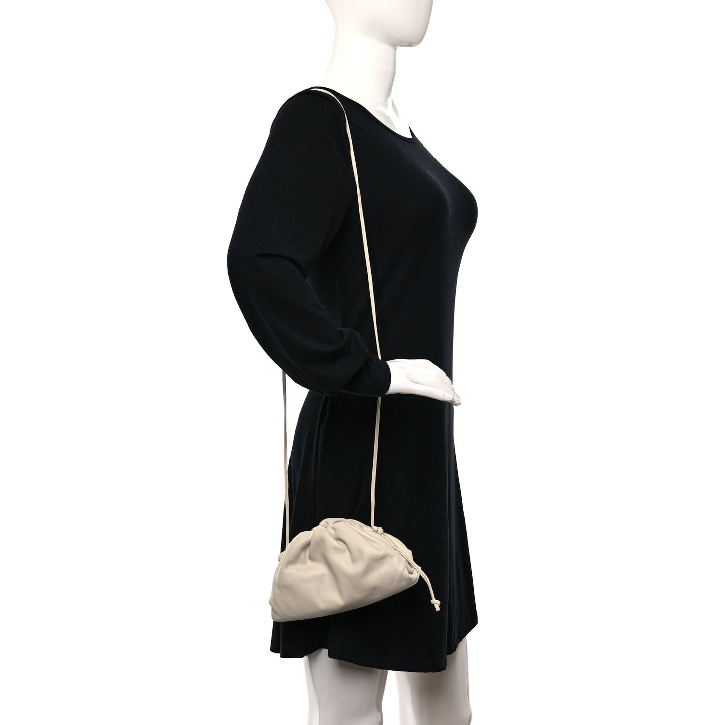 Butter Calfskin The Mini Pouch Chalk