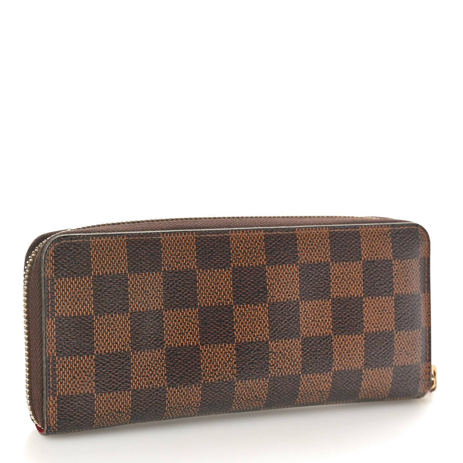Louis Vuitton Damier Ebene Clemence Wallet Cherry 3 of 7