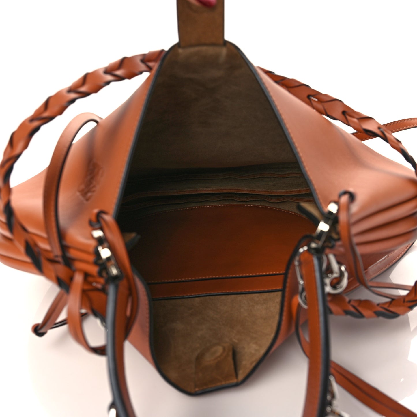 Calfskin Fortune Hobo Tan