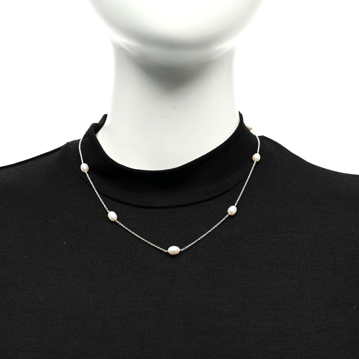 Sterling Silver Pearl Elsa Peretti Pearls By The Yard Necklace