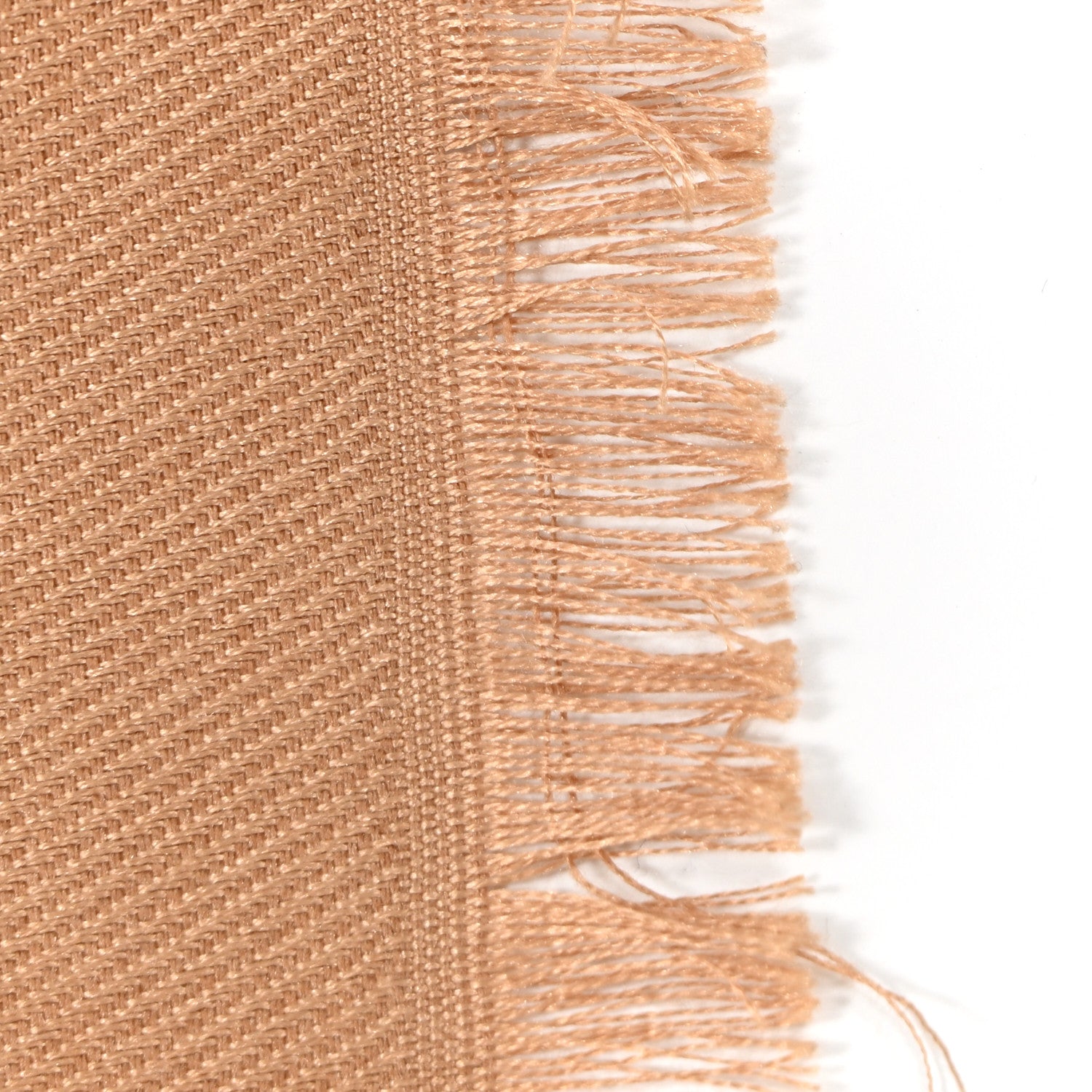 Louis Vuitton Silk Wool Monogram Shine Shawl Caramel 11 of 14