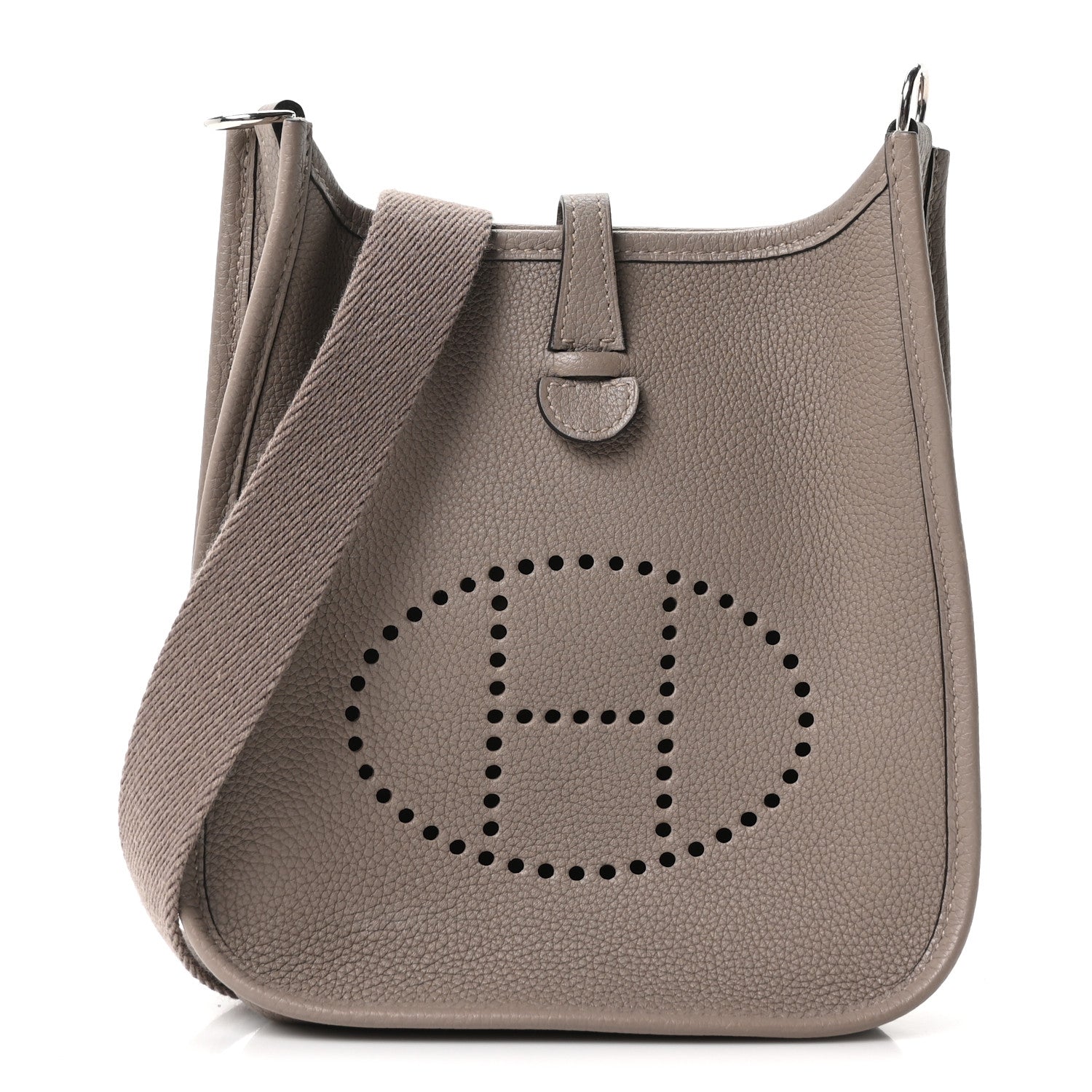 HERMES エヴリン TPM グリアスファルト グレージュ ショルダー Hermes Taurillon Clemence Evelyne TPM Gris Asphalt 1871288