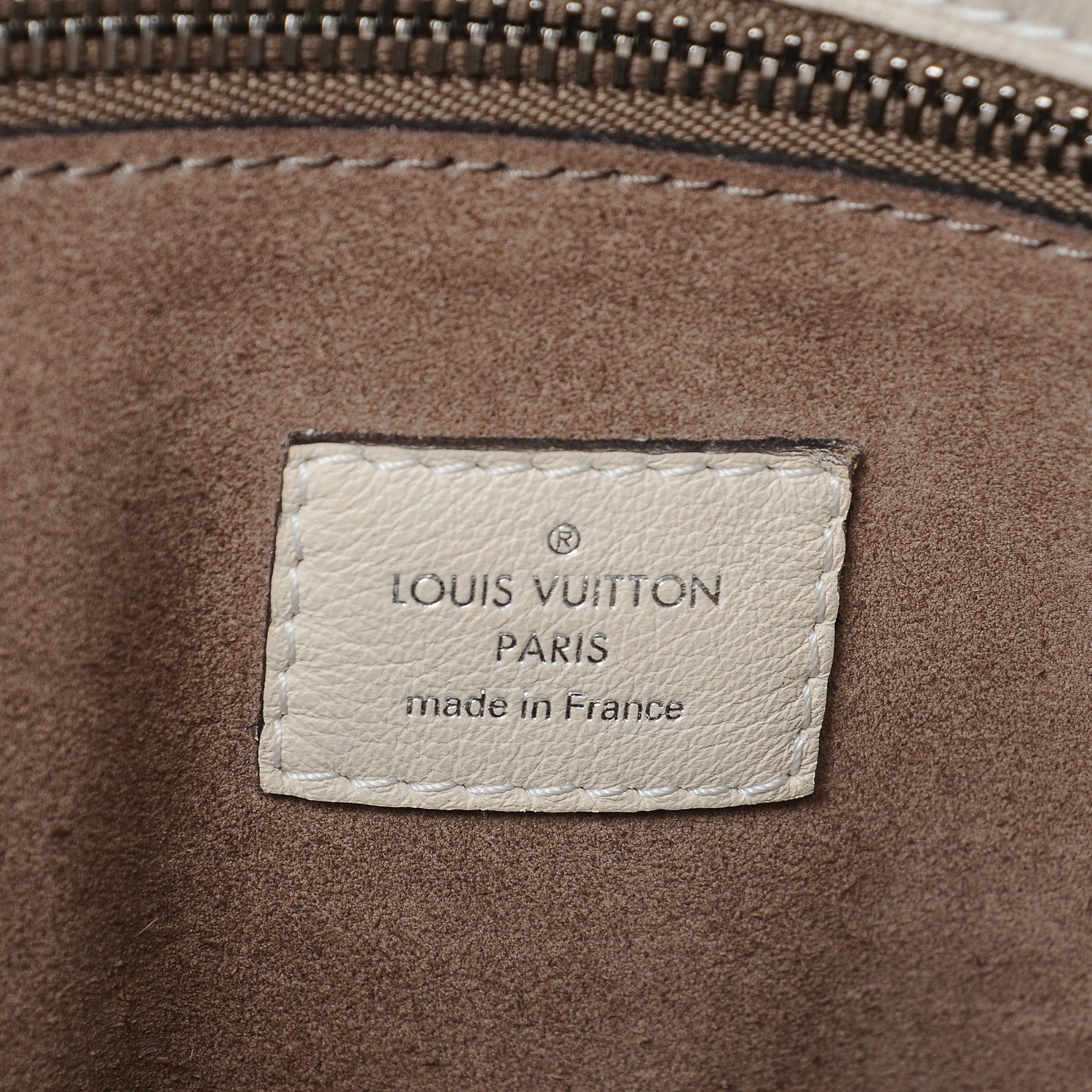 Louis Vuitton Veau Soie Calfskin Parnassea Bagatelle Hobo Blanc Casse 6 of 8