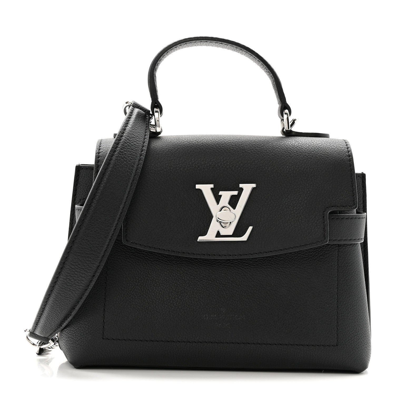 Louis Vuitton Calfskin Lockme Ever Mini Black 1816011  display picture 1