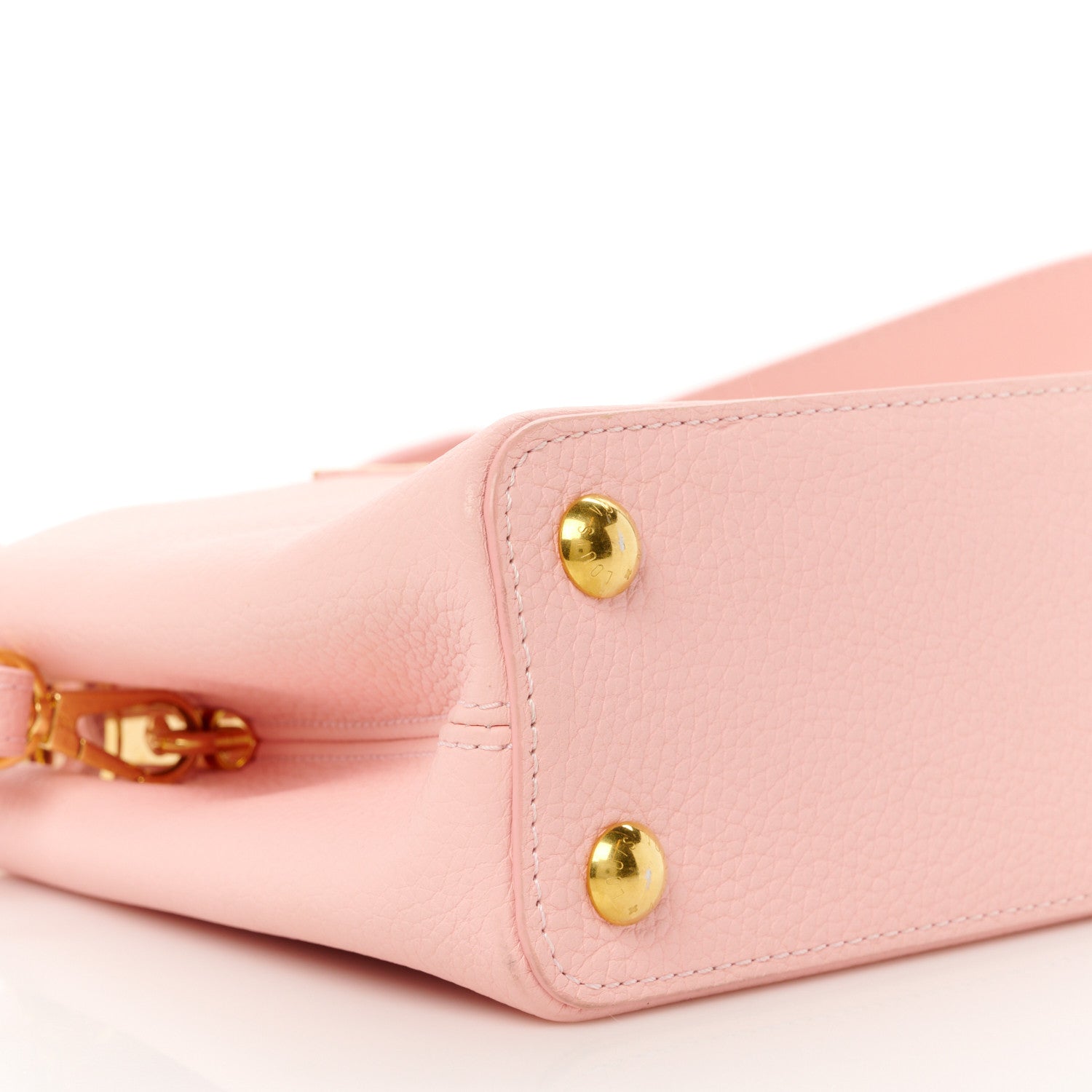 Louis Vuitton Taurillon Scrunchie Capucines BB Bubble Gum Pink 8 of 9