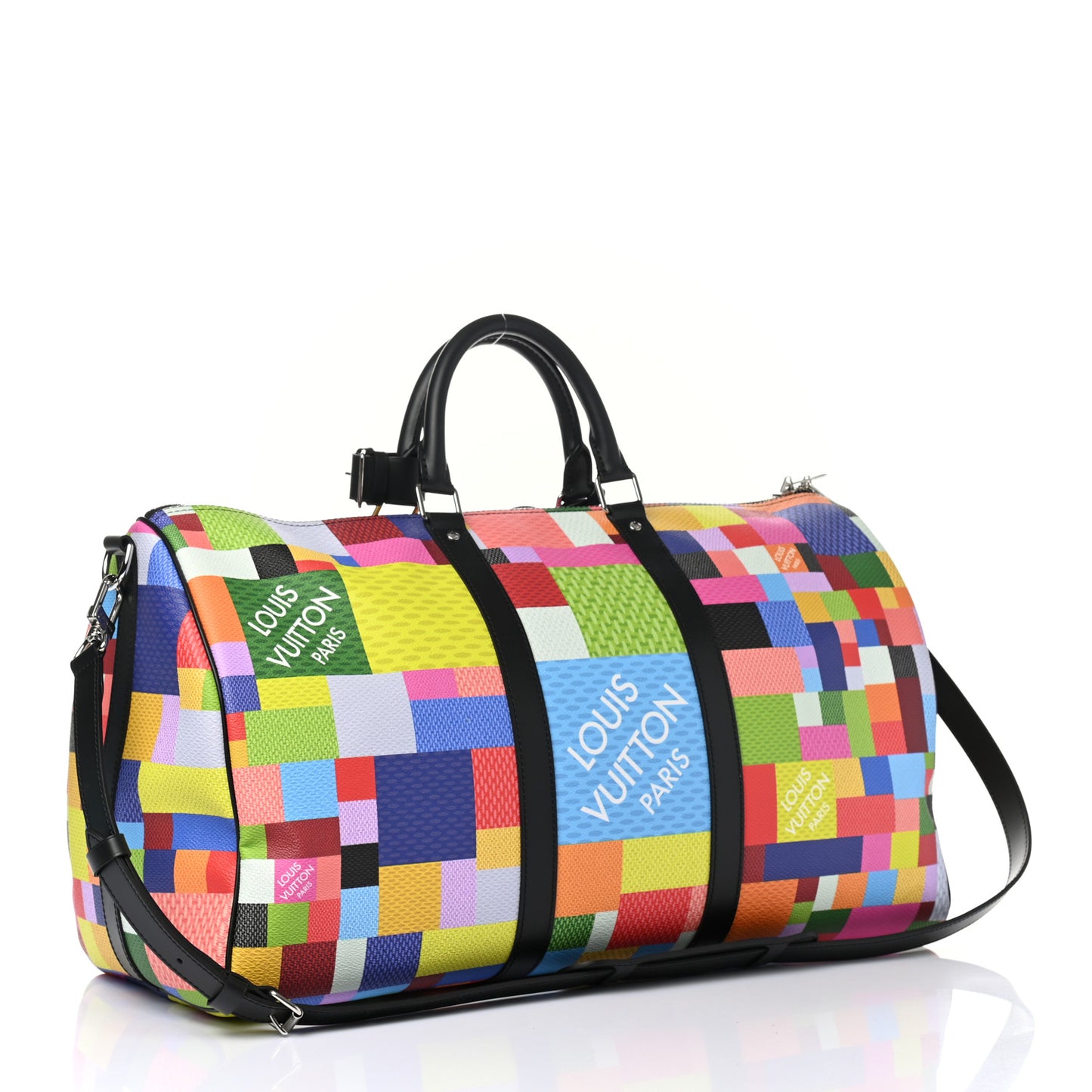 Damier Graphite 3D Keepall Bandouliere 50 Multicolor