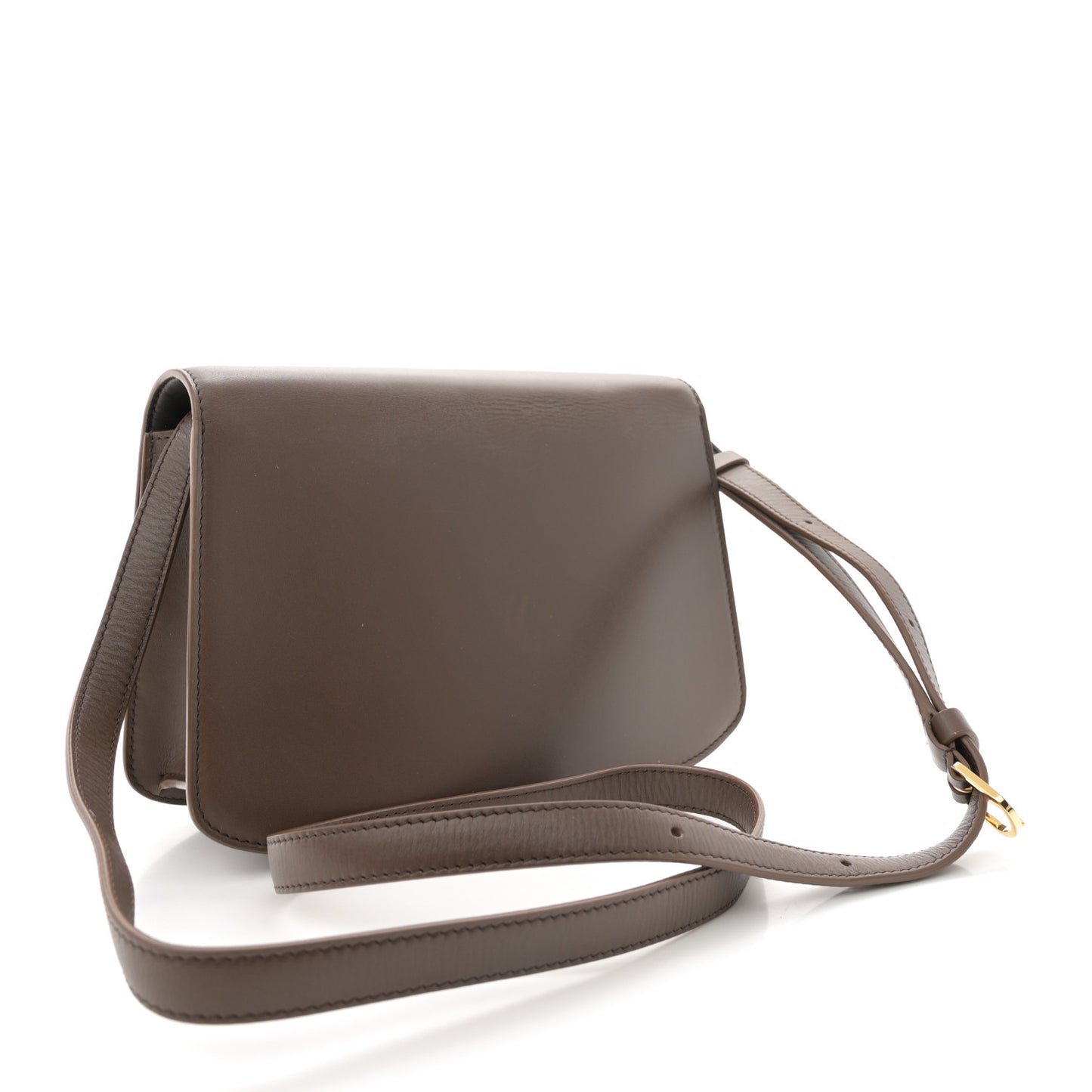 Sleek Calfskin The Sofia 8.75 Crossbody Stone Shg