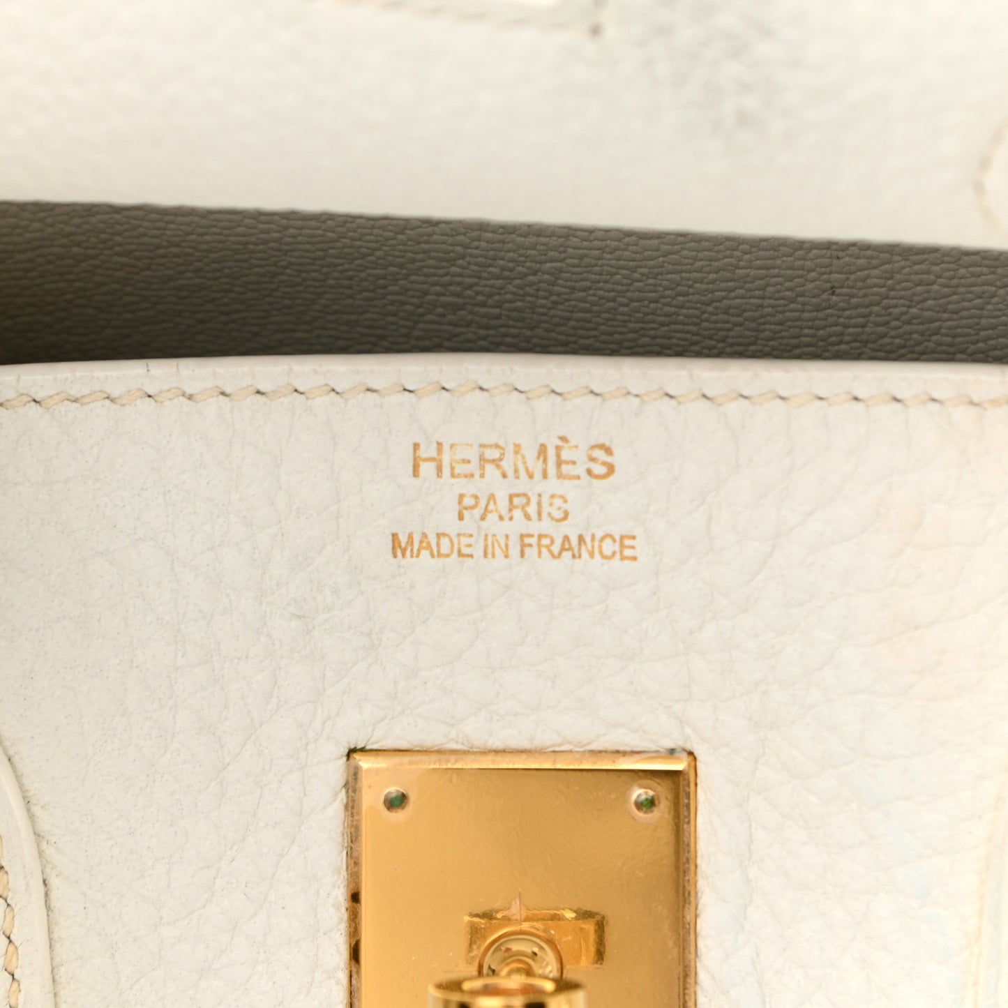Taurillon Clemence Birkin 35 White