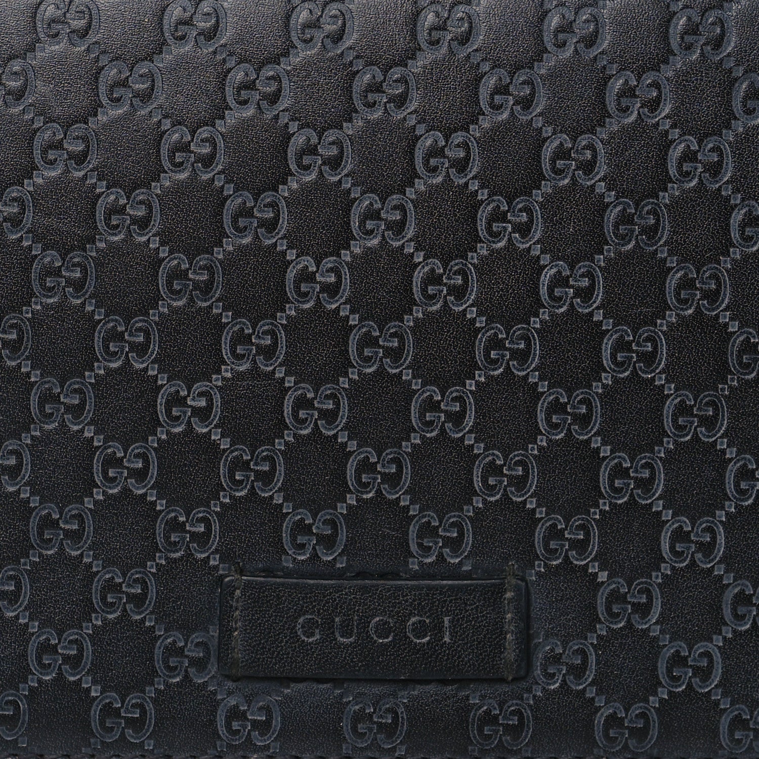 Gucci Microguccissima Crossbody Wallet Black 7 of 9