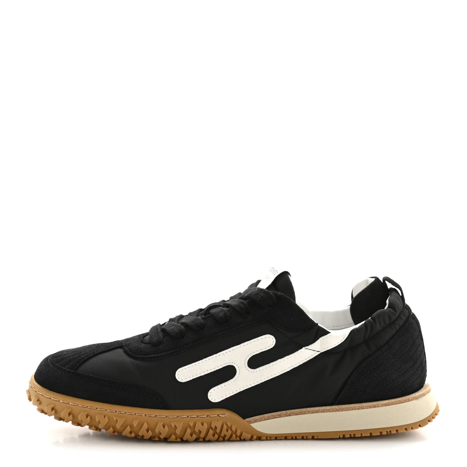 Hermes Nappa Suede Goatskin Jet Sneakers 38 Black 1857390