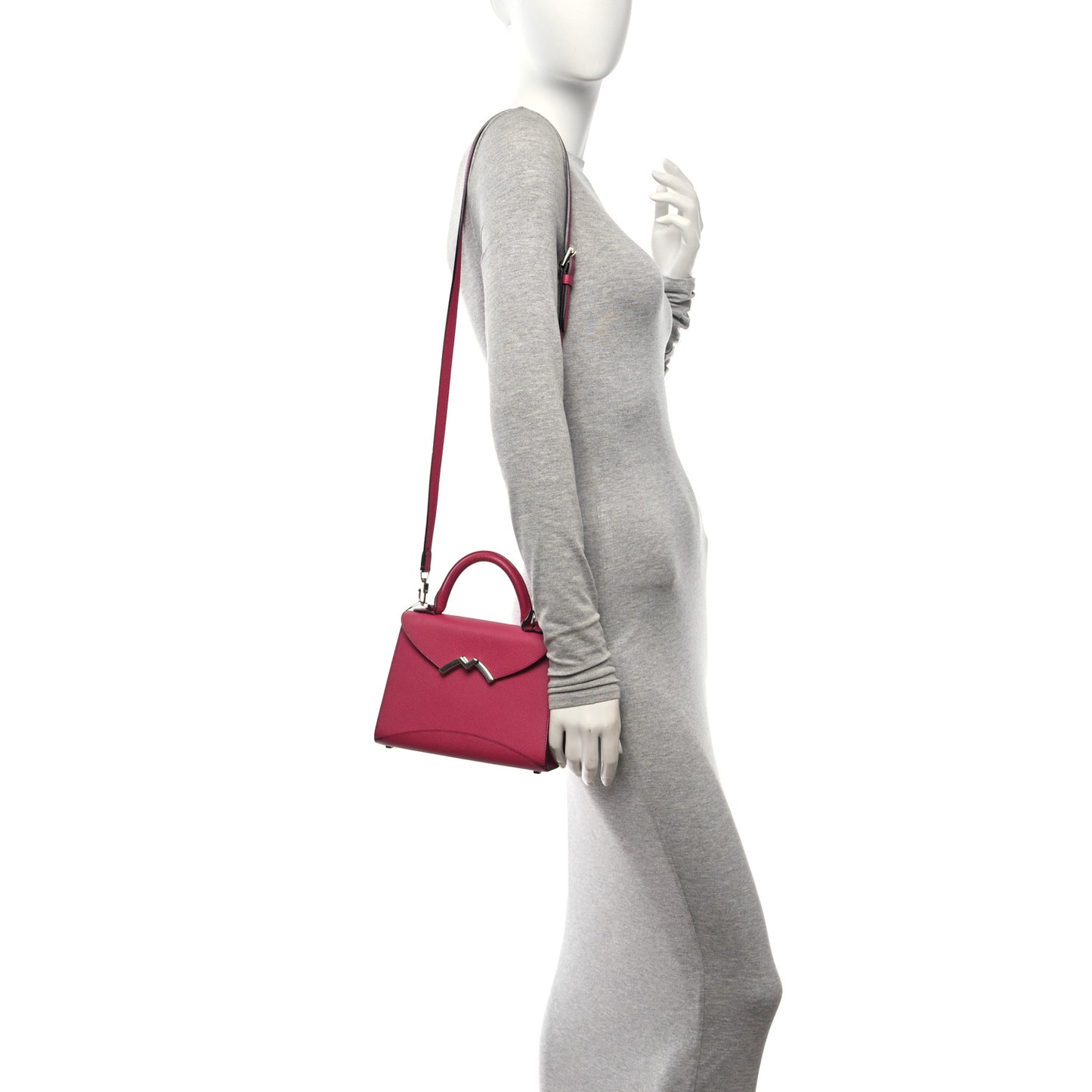 Carat Calfskin Gabrielle BB Fuchsia