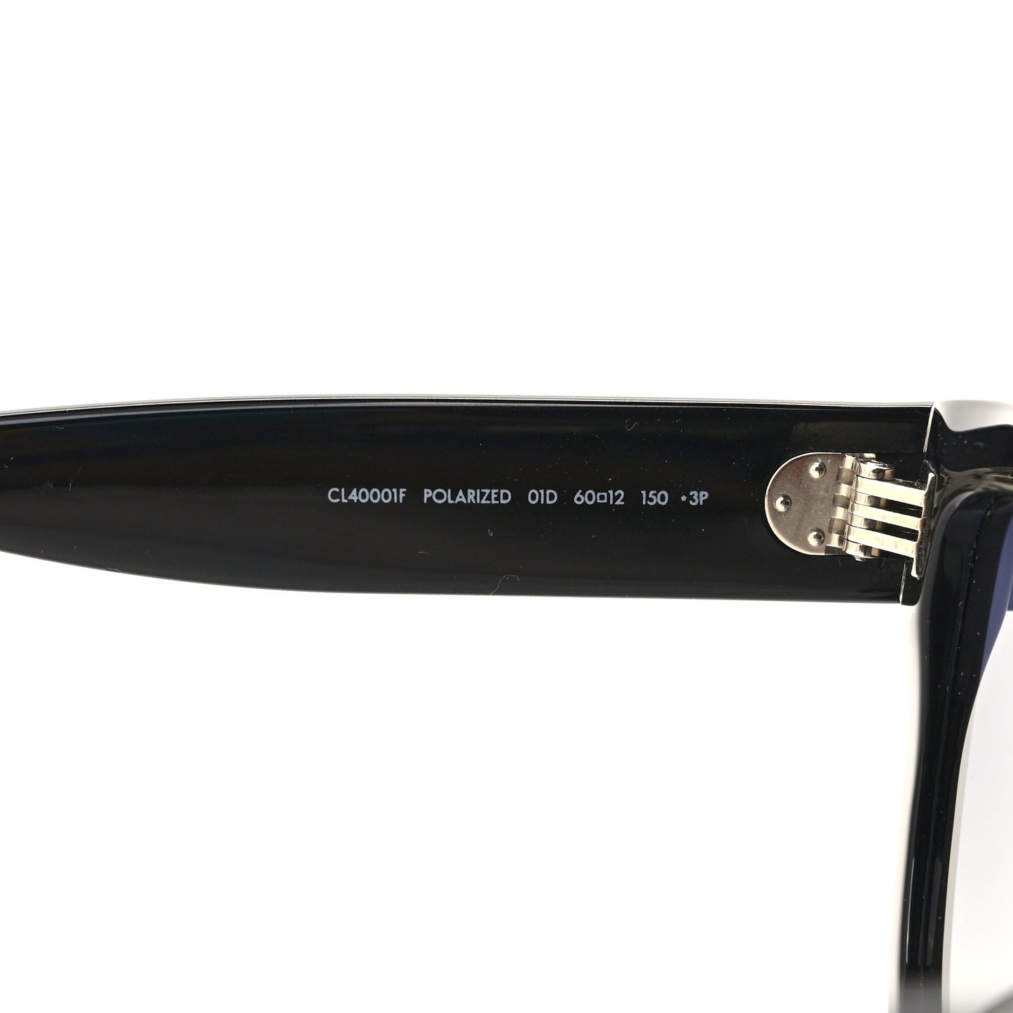 Acetate Aviator Sunglasses CL 40001F Black
