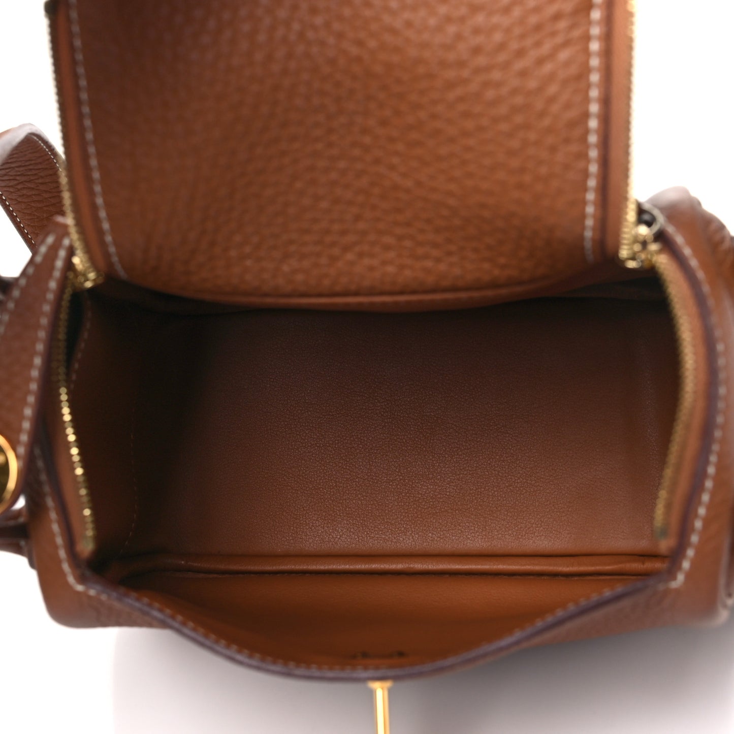Taurillon Clemence Mini Lindy 20 Gold