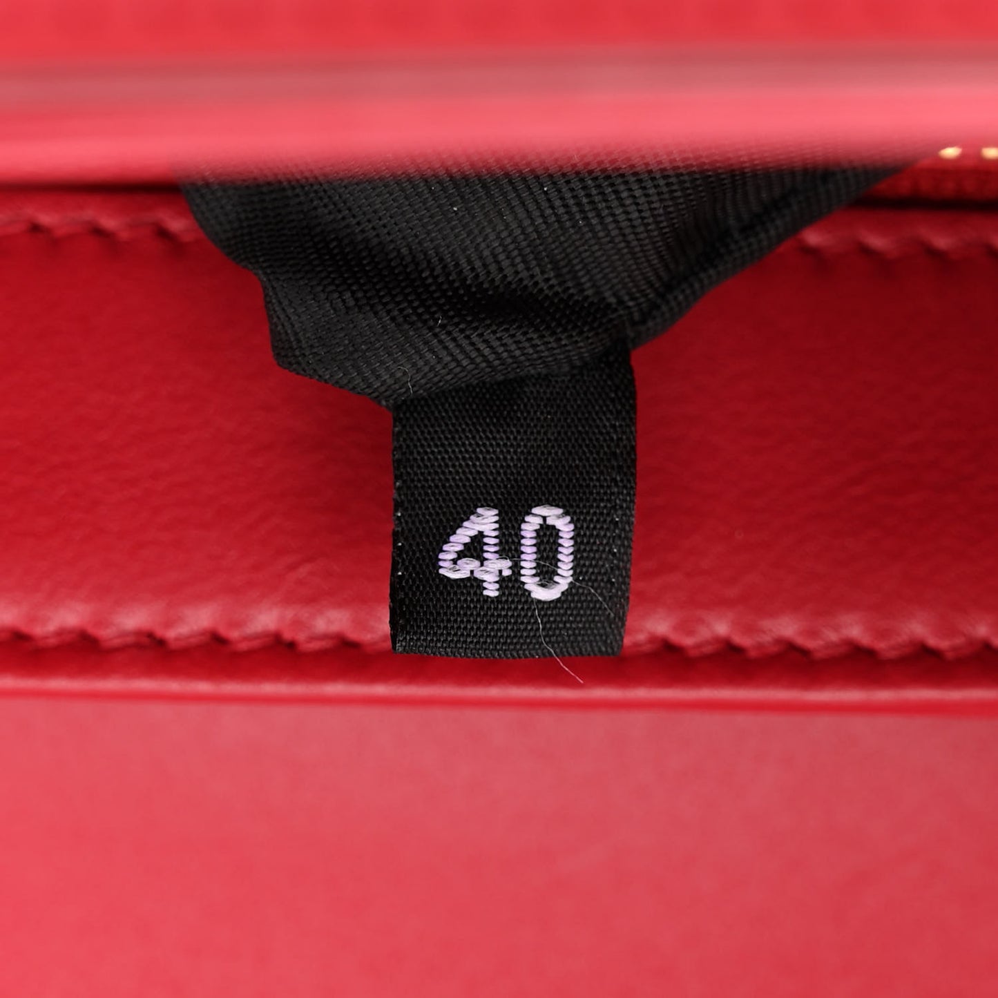 Smooth Calfskin Small DG Amore Top Handle Bag Red