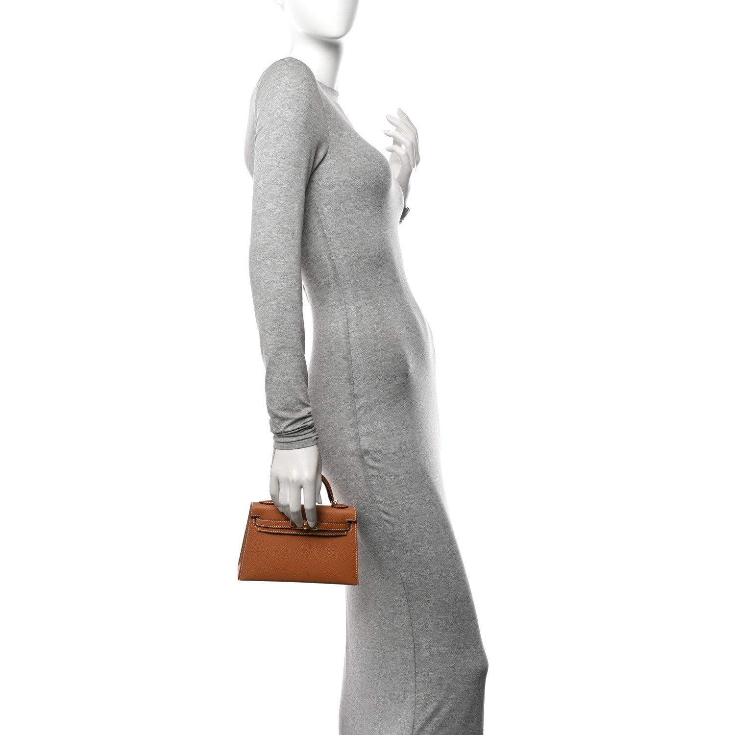 Hermes Epsom Mini Kelly Sellier 20 Gold 2 of 10