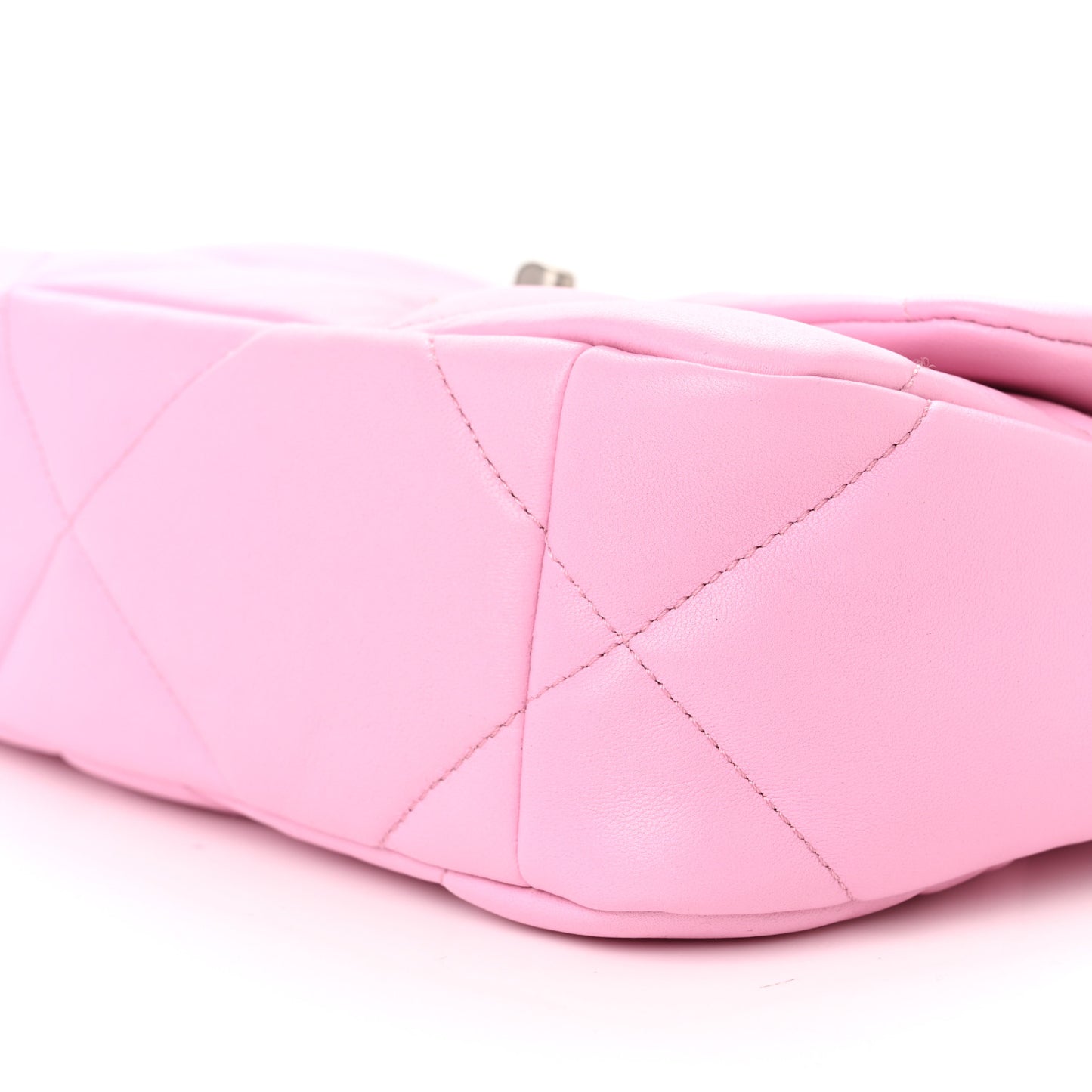 Lambskin Quilted Medium Chanel 19 Flap Pink