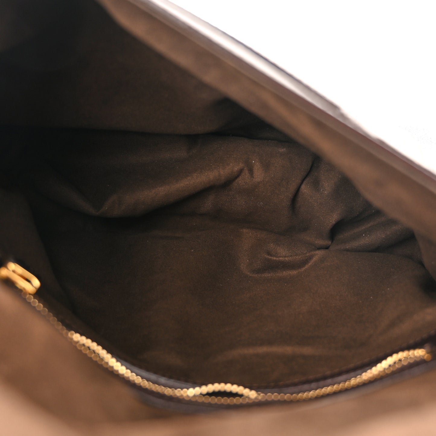 Grained Calfskin Medium Jennifer Crossbody Bag Brown