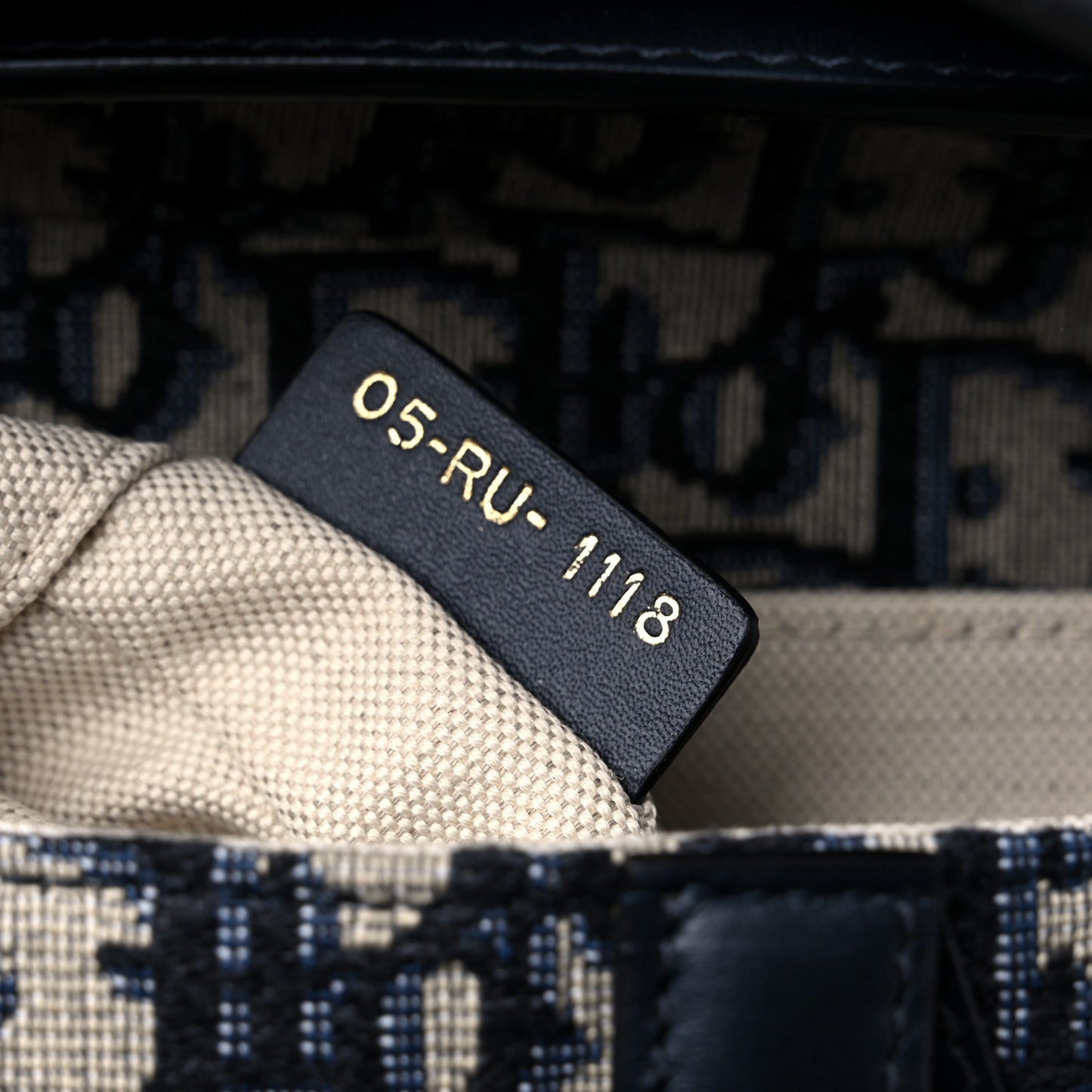 Oblique Mini Saddle Bag Blue