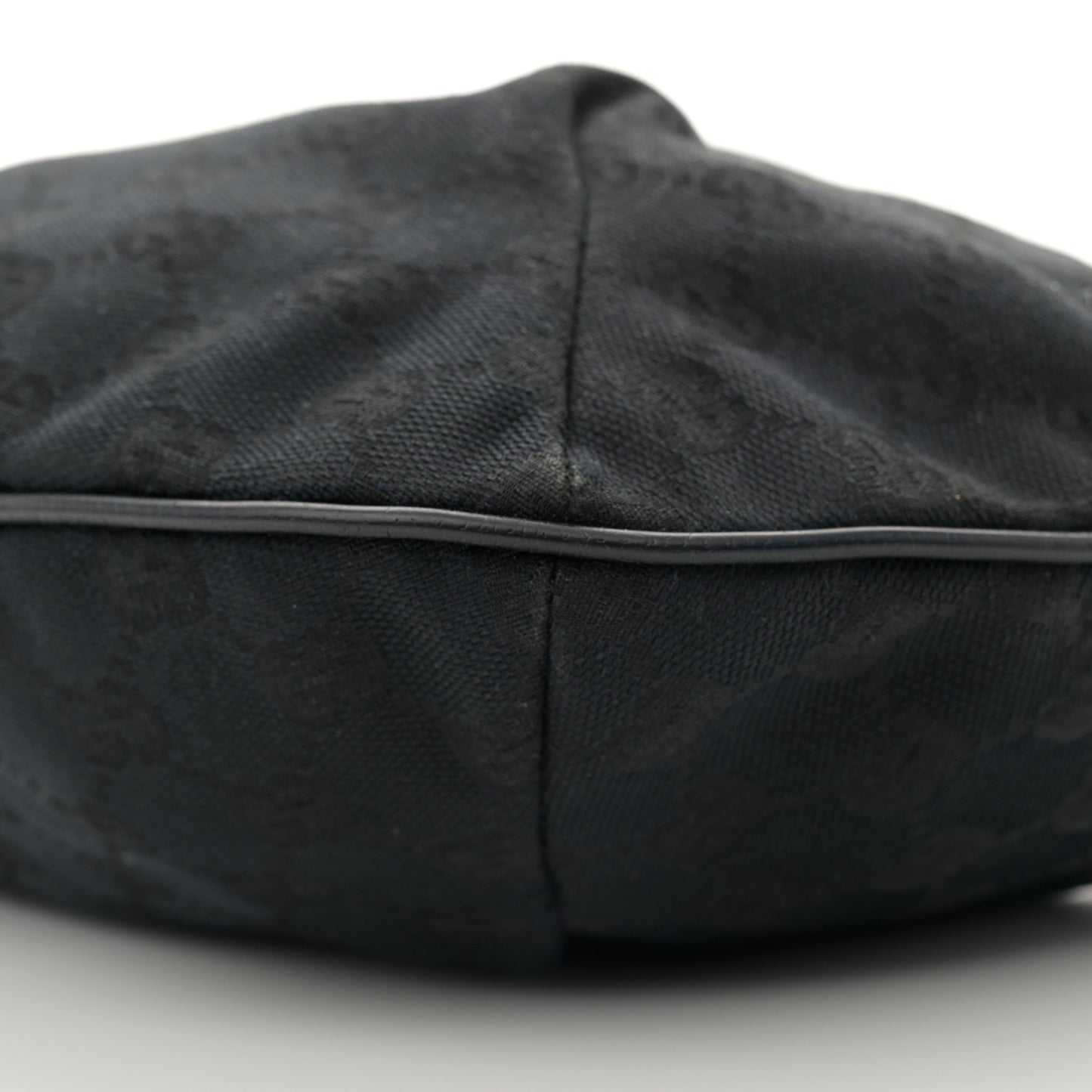 Monogram Medium Half Moon Hobo Black