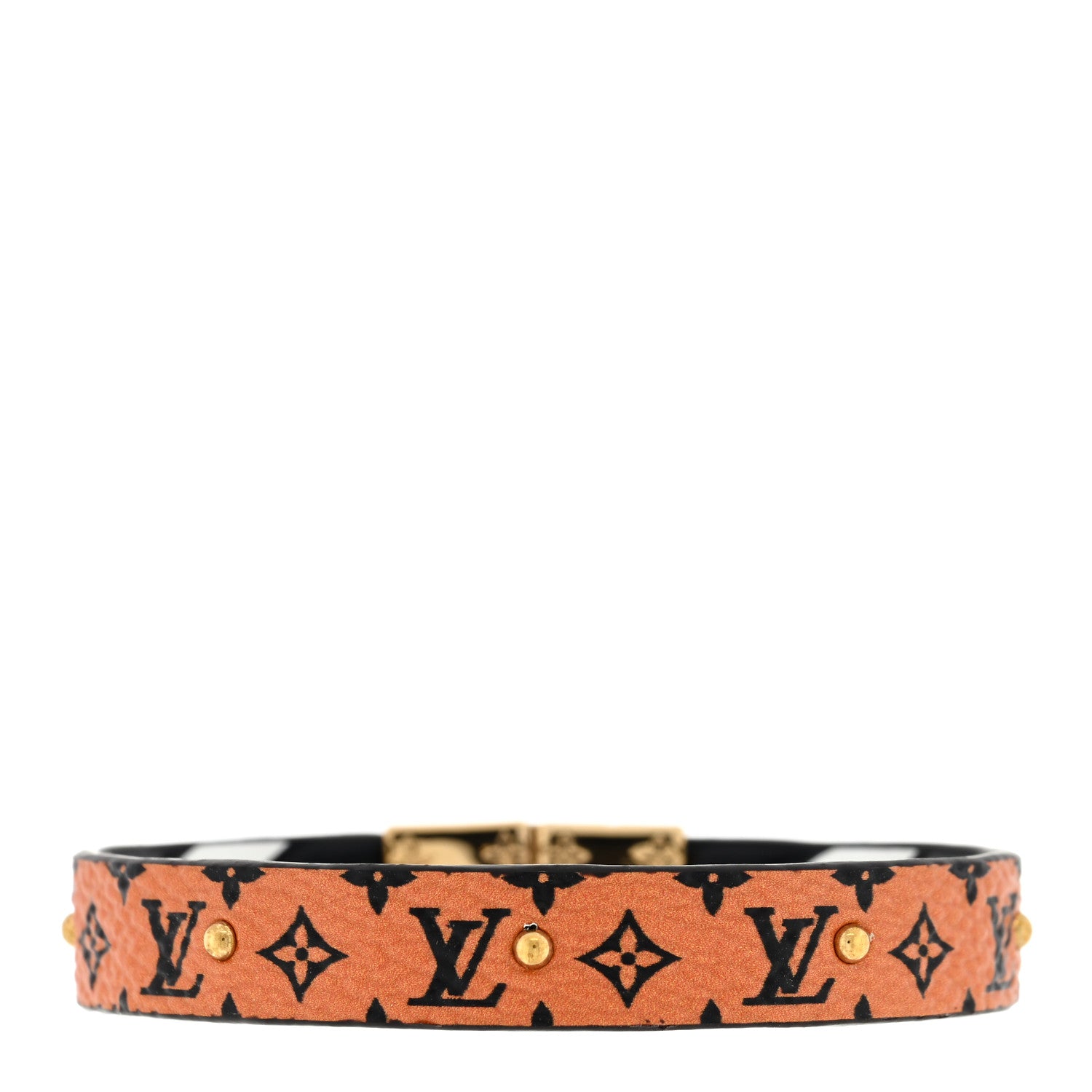 Louis Vuitton Monogram LV Crafty Reversible Bracelet 17 2 of 4