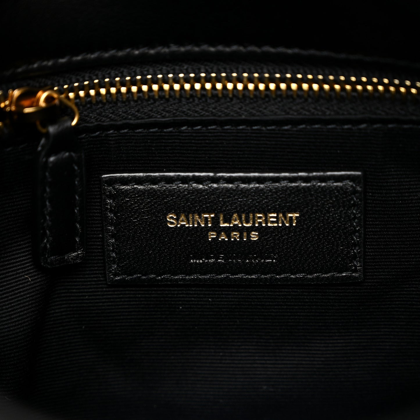 Lambskin Quilted Toy Loulou Puffer Monogram Chain Satchel Black