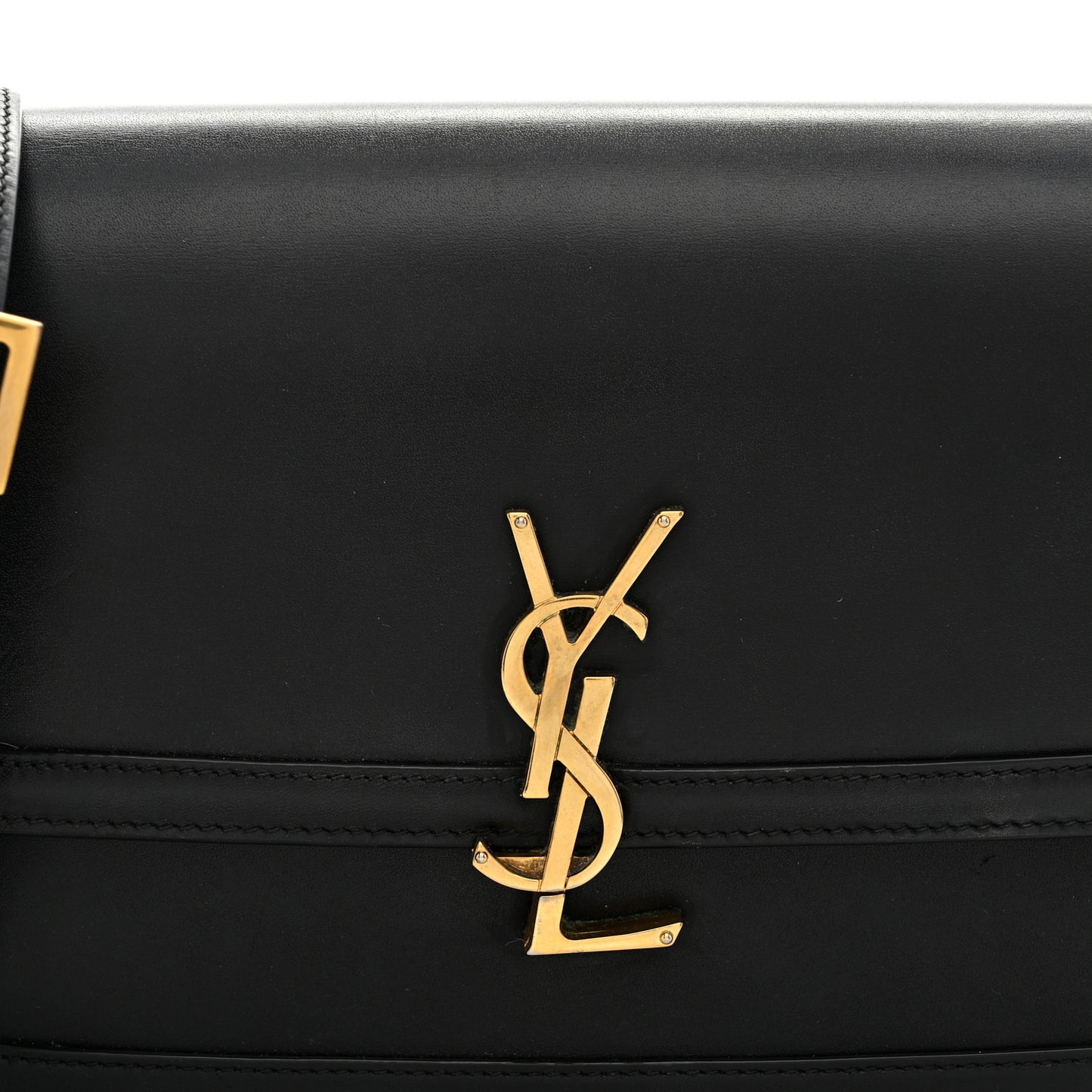 Box Calfskin Monogram Medium Solferino Satchel Black