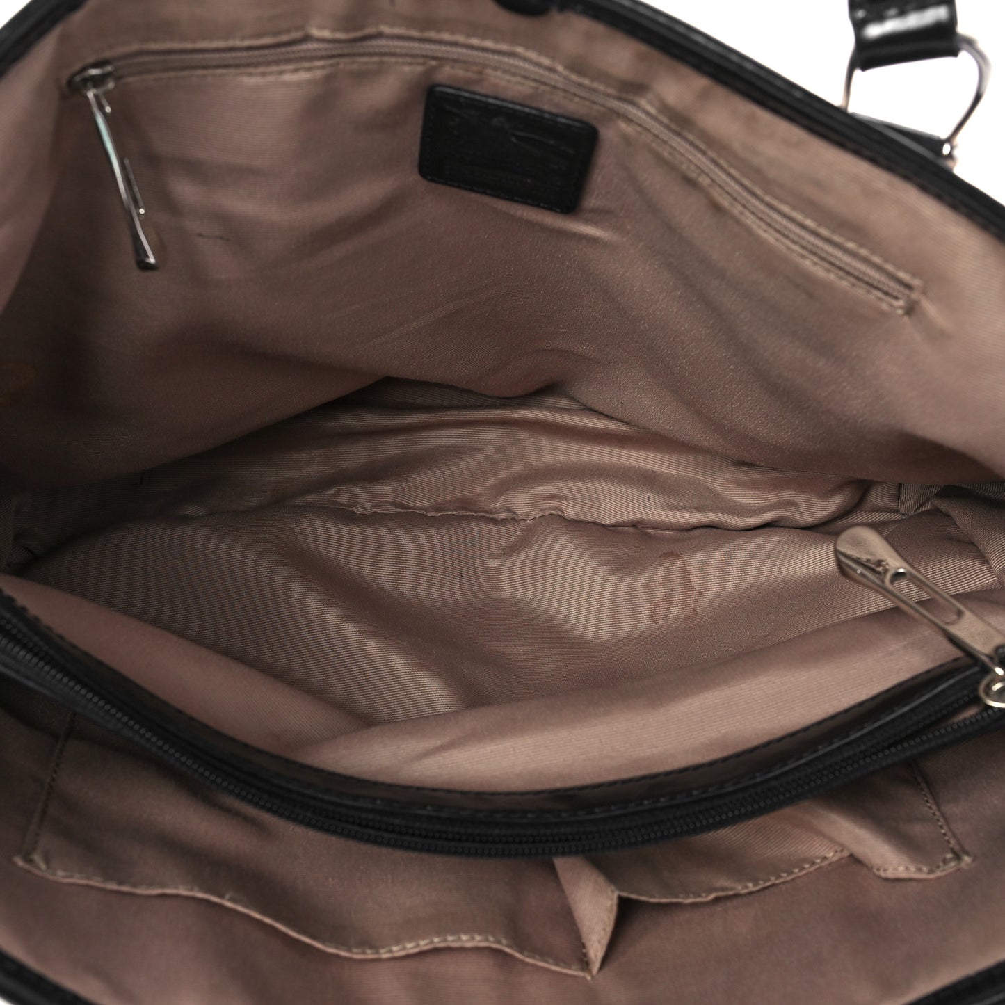 Supernova Check Tote Black