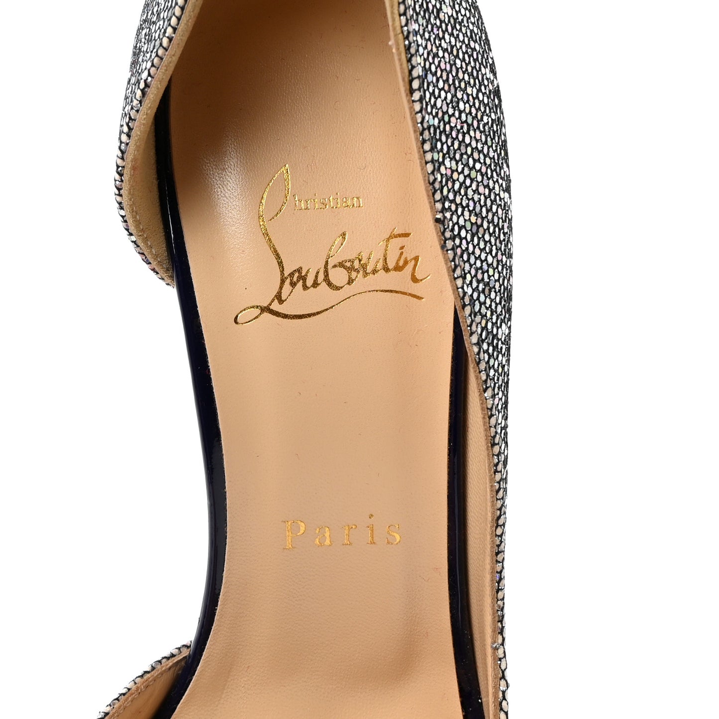 Patent Glitter Disco Ball Iriza 100 Pumps 37.5 Purple Pop Multicolor