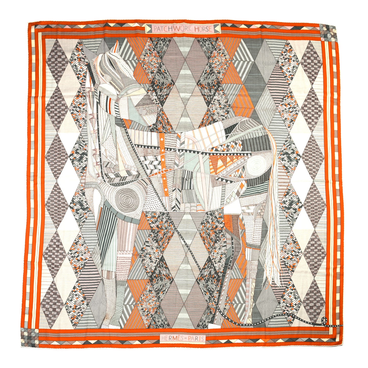 Cashmere Silk Patchwork Horse Shawl 140