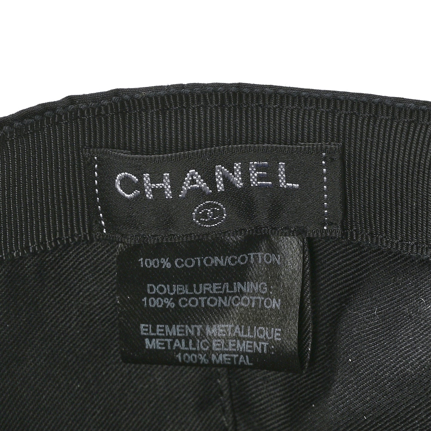 Cotton CC Cap Hat Black