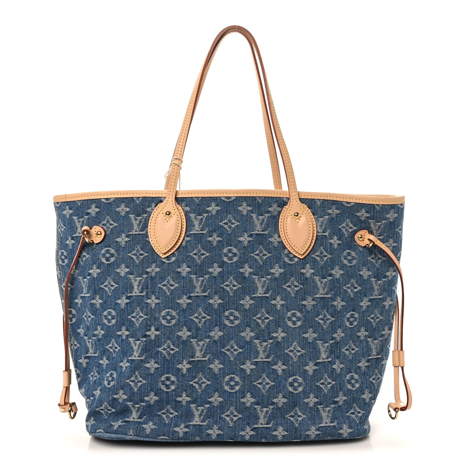 Louis Vuitton Monogram Denim Neo Neverfull MM Blue 1838423 Louis Vuitton Monogram Denim Neo Neverfull MM Blue 1838423