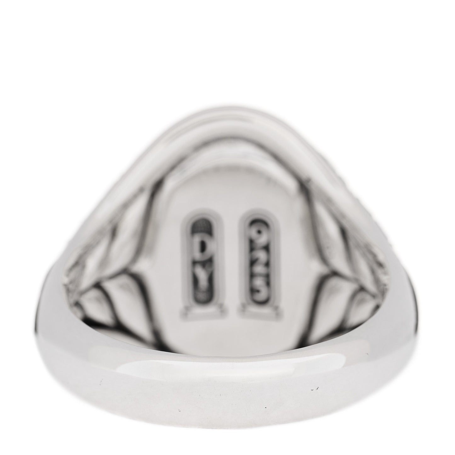 Sterling Silver Black Diamond Black Onyx Cairo Signet Ring 70 13