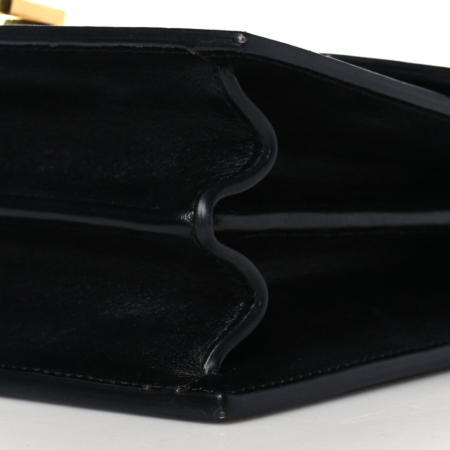 Calfskin Mini Elisa Shoulder Bag Black