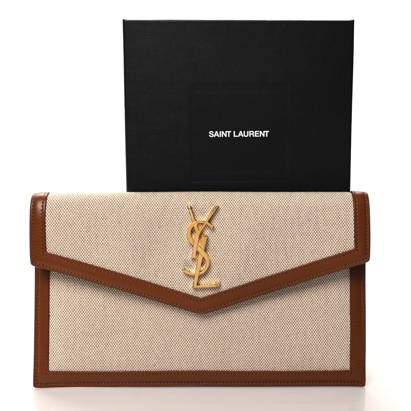 Canvas Uptown Pouch Natural Beige Brick