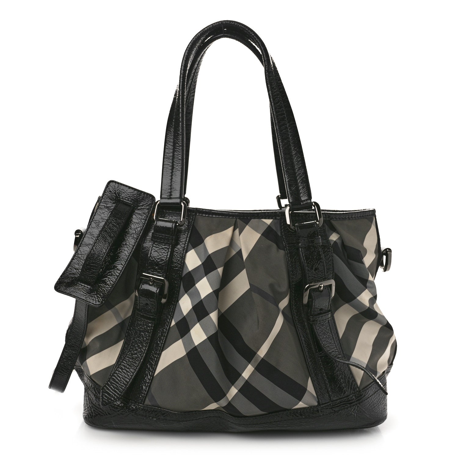 Burberry Nylon Beat Check Lowry Black 1 of 10